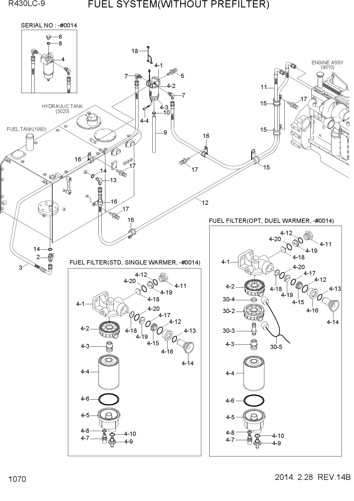FUEL SYSTEM(WITHOUT PREFILTER)