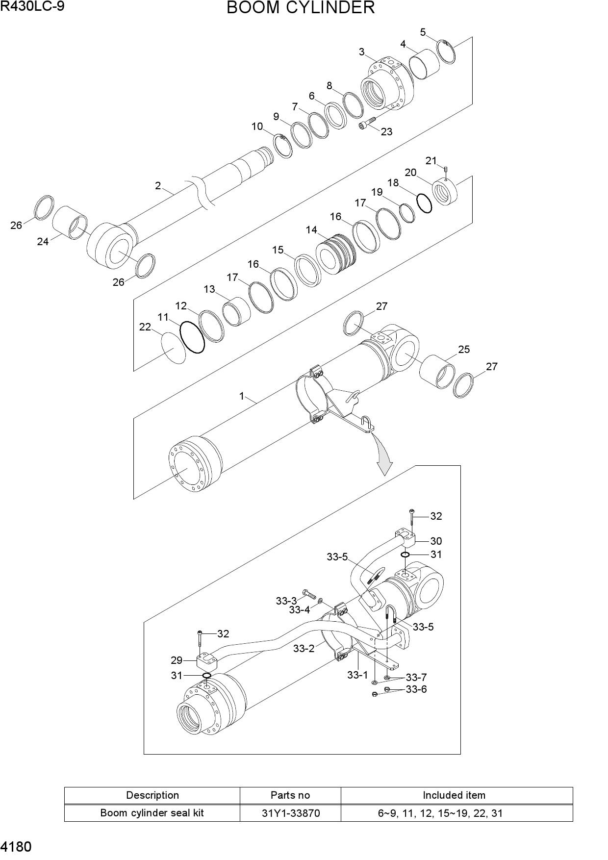 BOOM CYLINDER