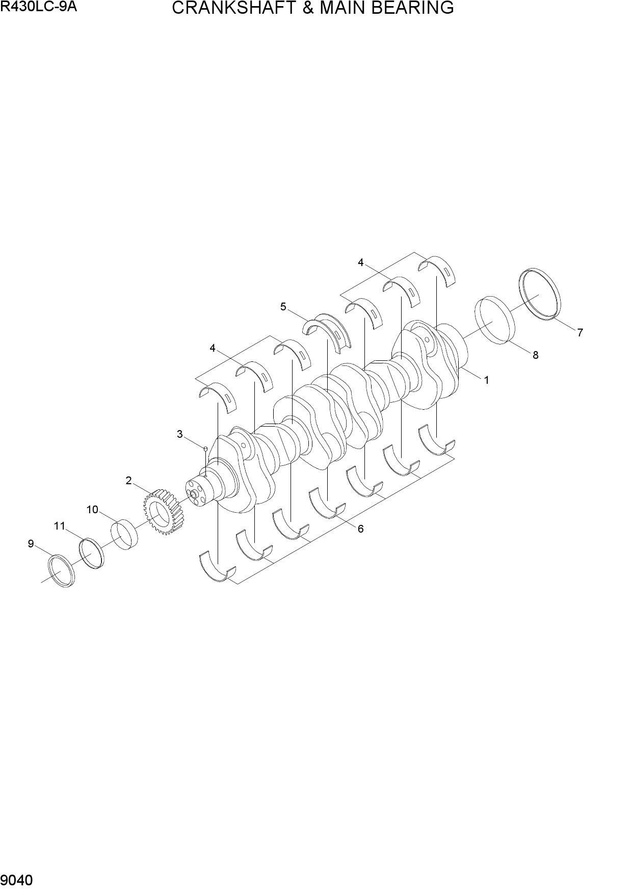 CRANKSHAFT & MAIN BEARING
