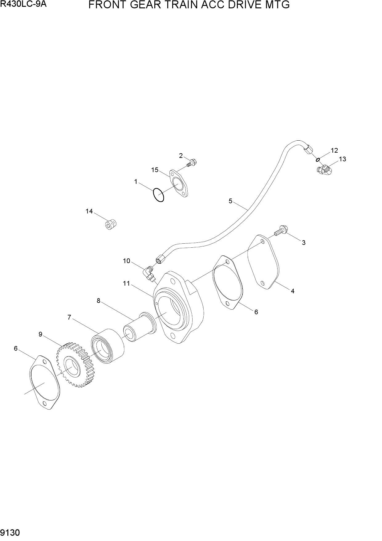 FRONT GEAR TRAIN ACC DRIVE MTG