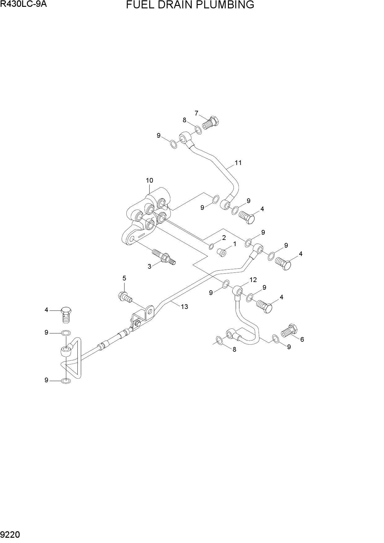 FUEL DRAIN PLUMBING