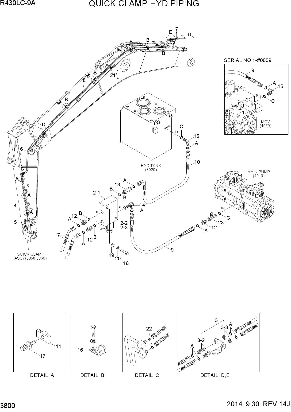 QUICK CLAMP HYD PIPING