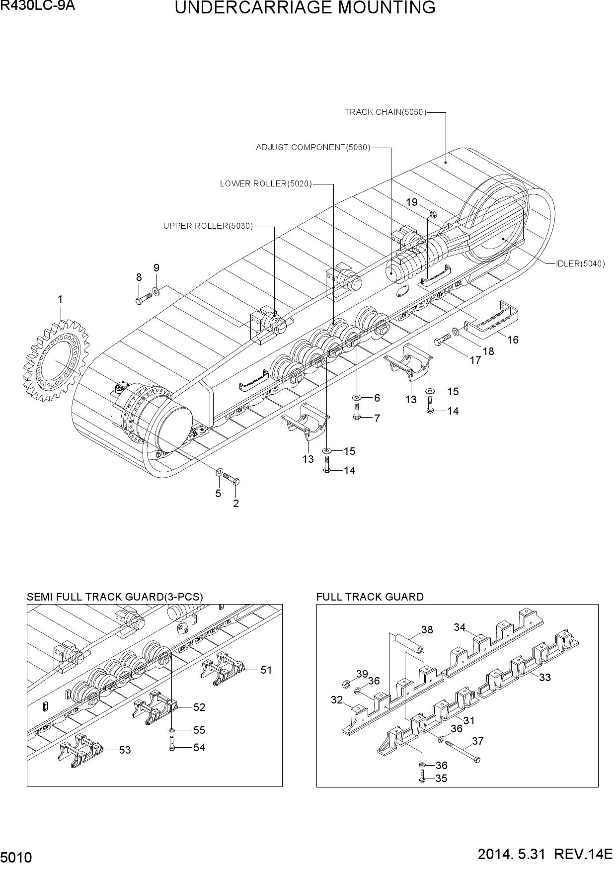 UNDERCARRIAGE MOUNTING