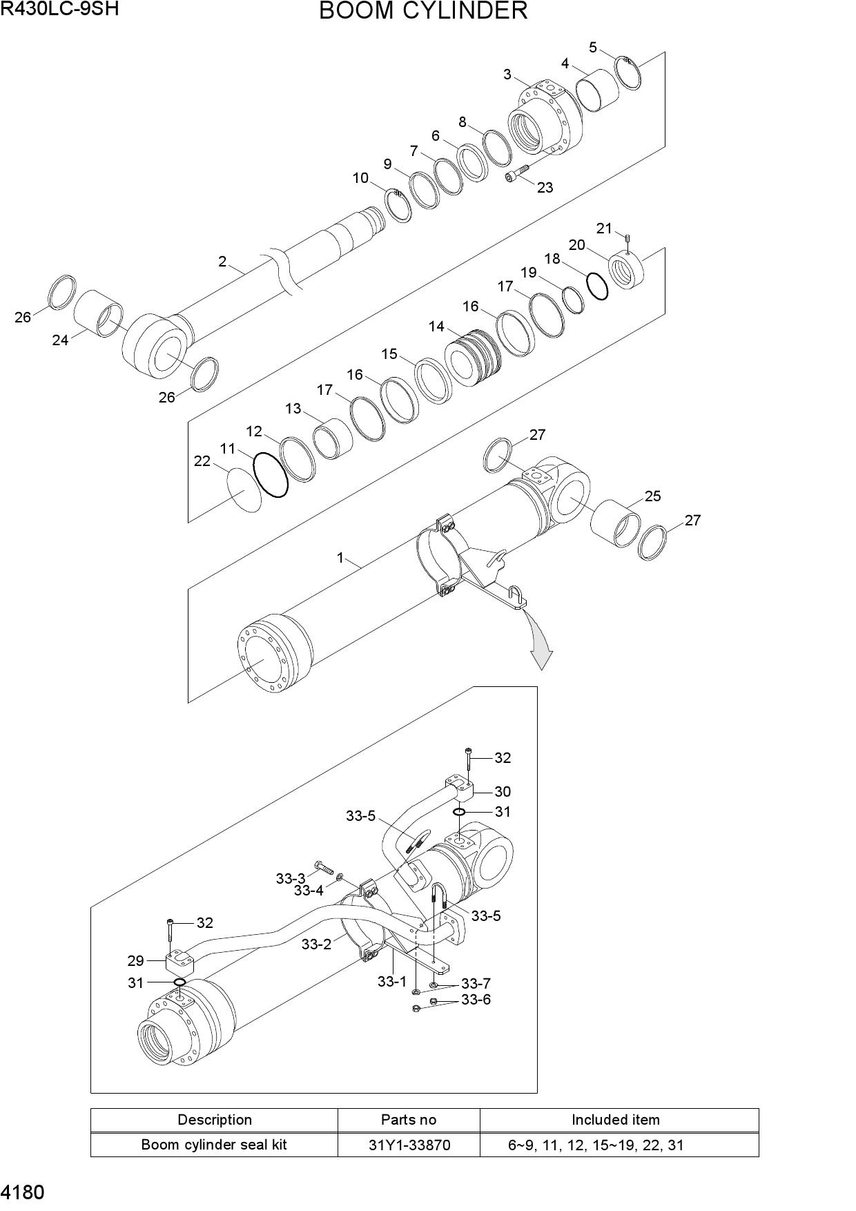 BOOM CYLINDER
