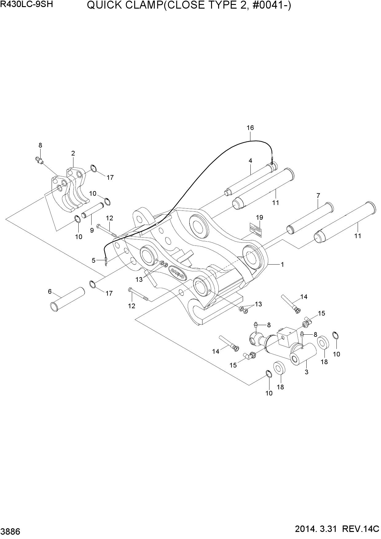 QUICK CLAMP(CLOSE TYPE 2, #0041-)