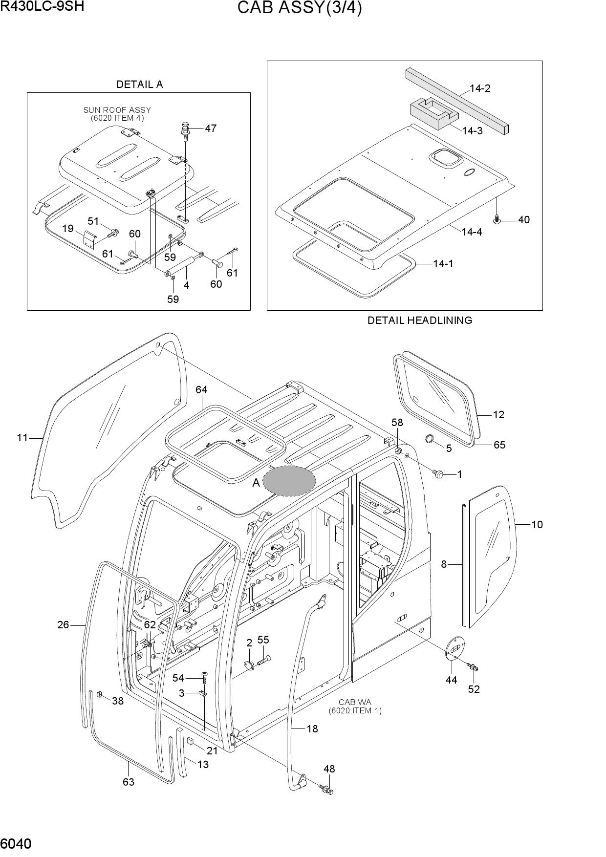 CAB ASSY(3/4)