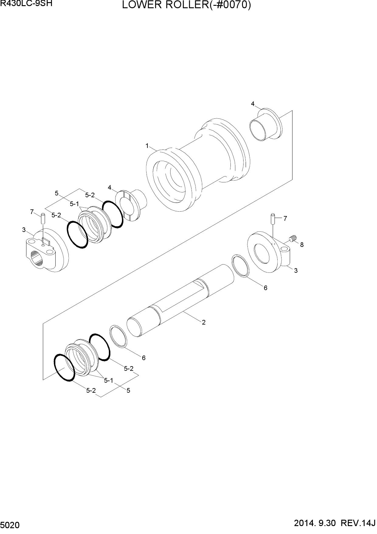 LOWER ROLLER(-#0070)
