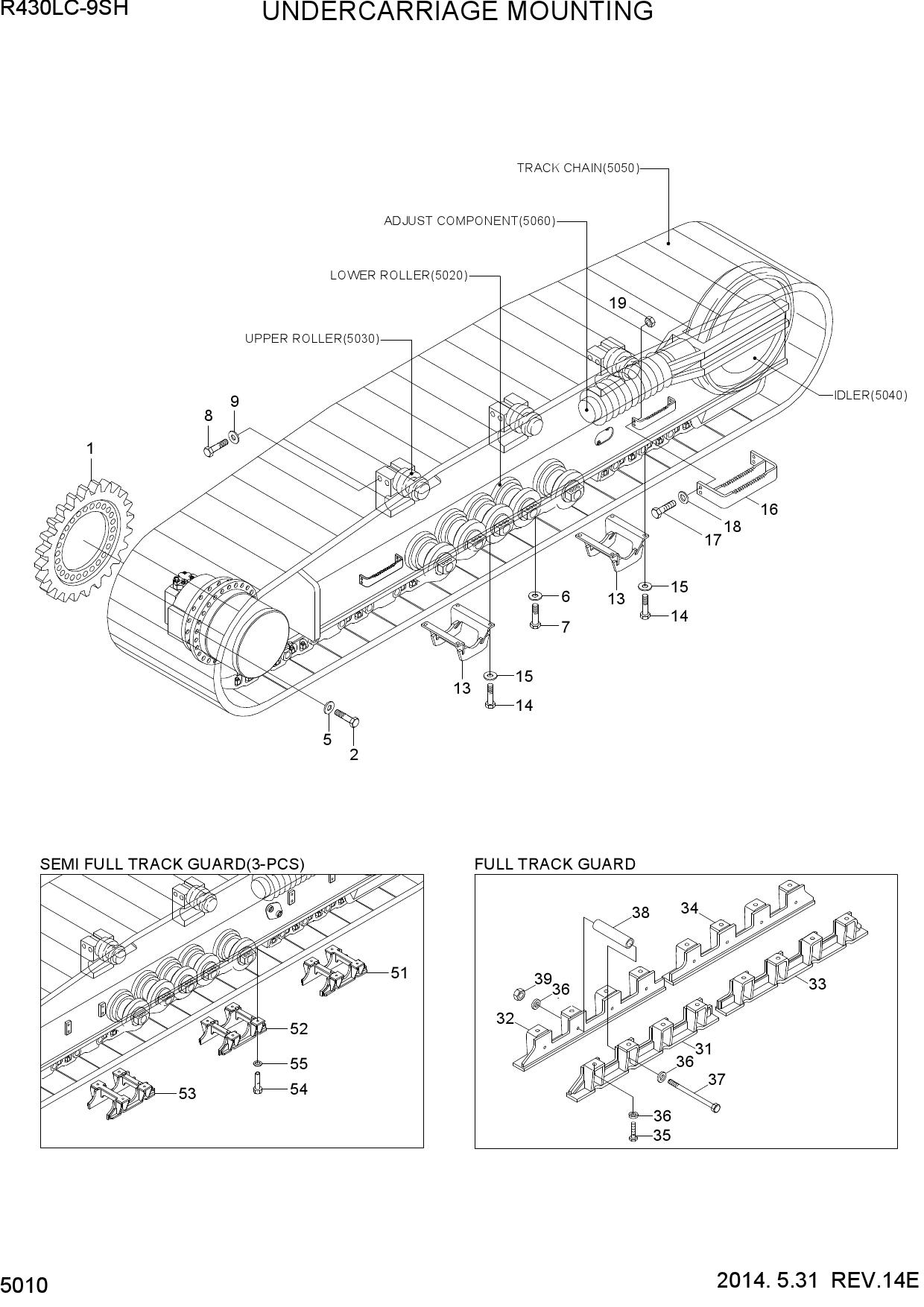 UNDERCARRIAGE MOUNTING