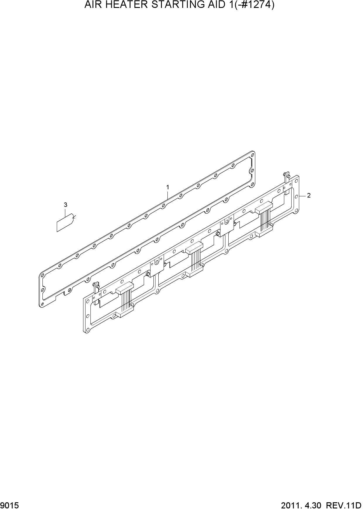 AIR HEATER STARTING AID 1(-#1274)