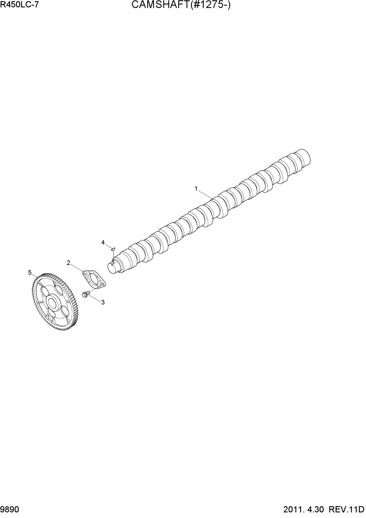 CAMSHAFT(#1275-)