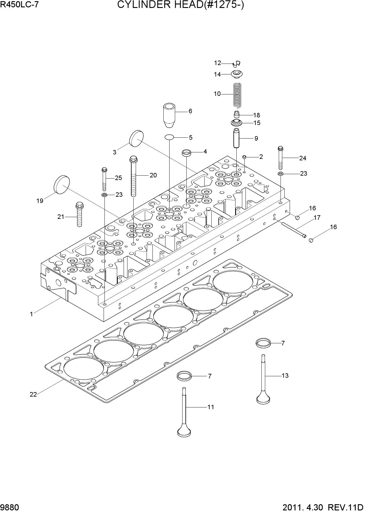 CYLINDER HEAD(#1275-)