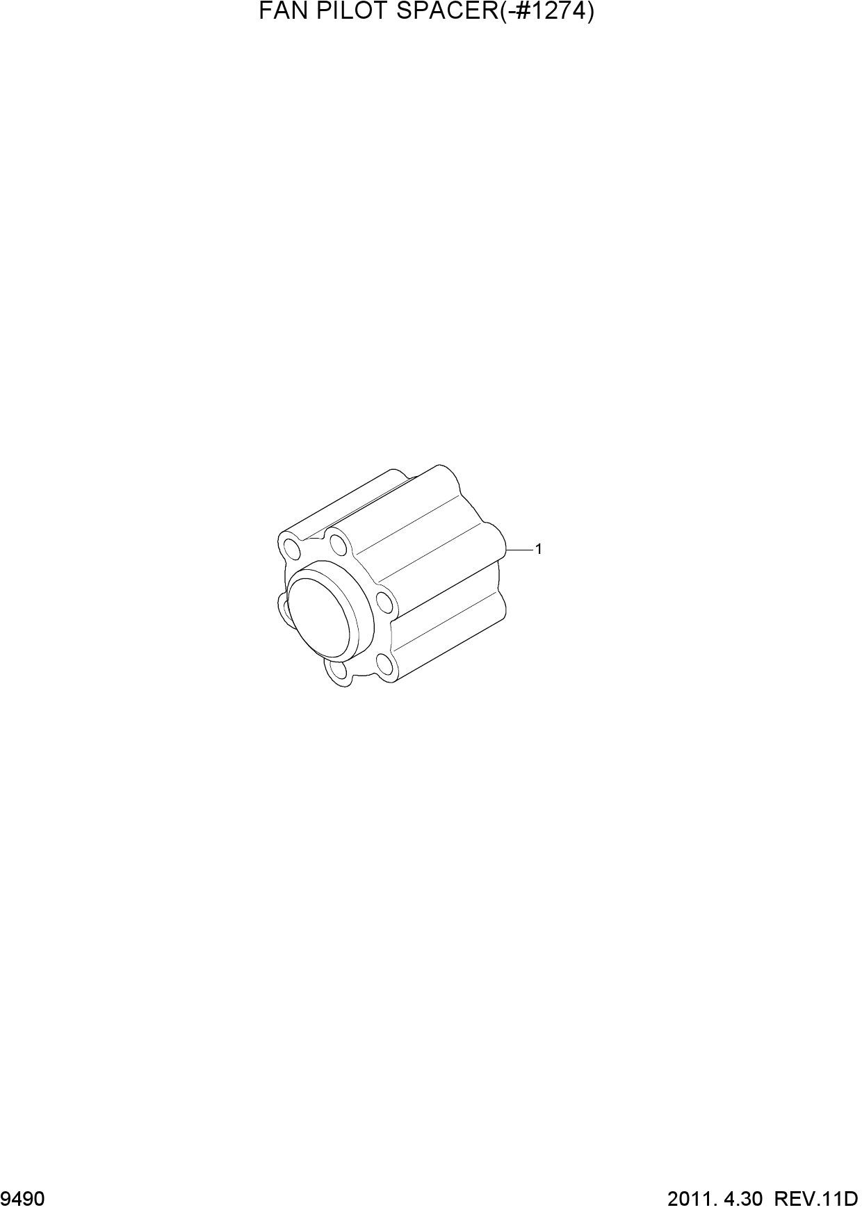 FAN PILOT SPACER(-#1274)