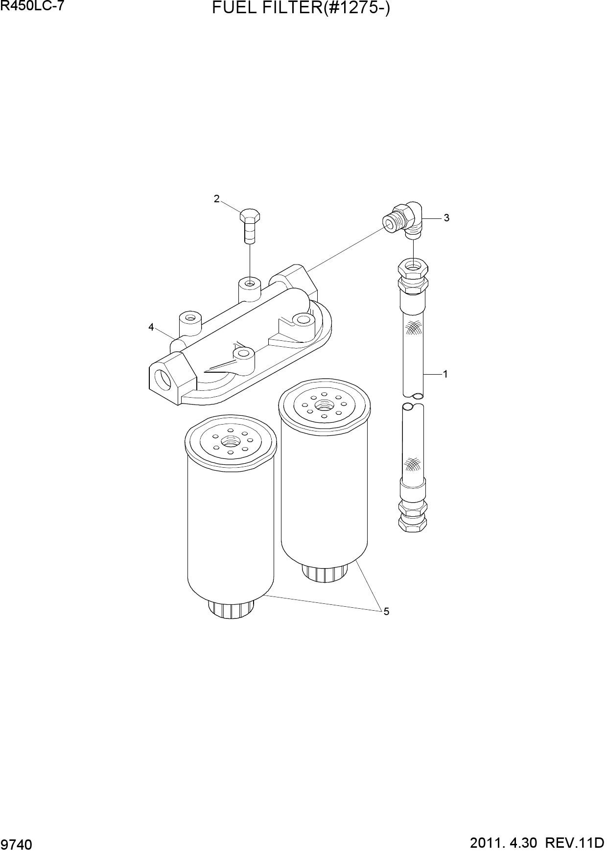 FUEL FILTER(#1275-)
