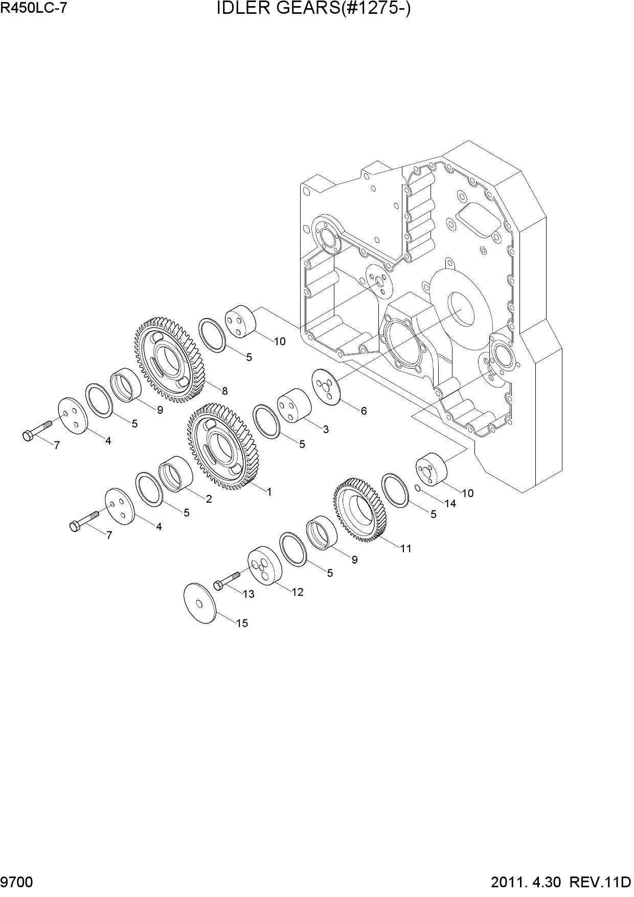 IDLER GEARS(#1275-)