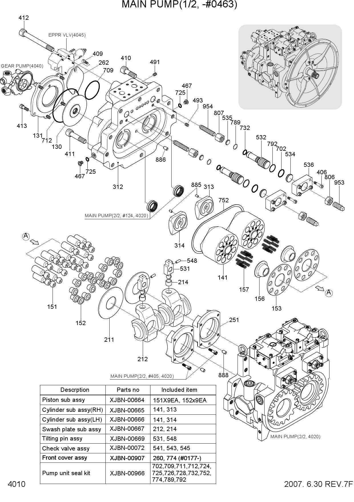MAIN PUMP(1/2, -#0463)
