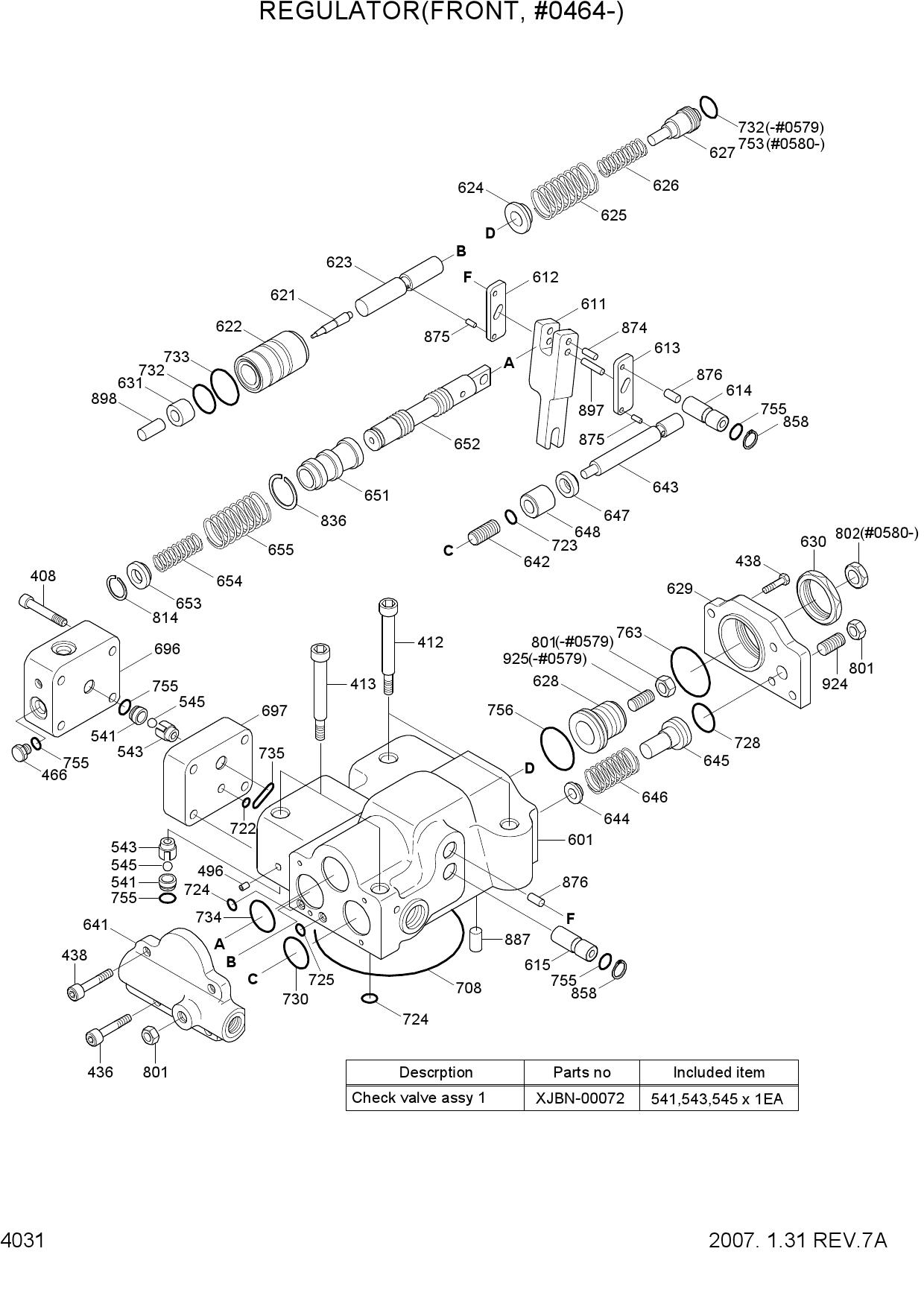REGULATOR(FRONT, #0464-)