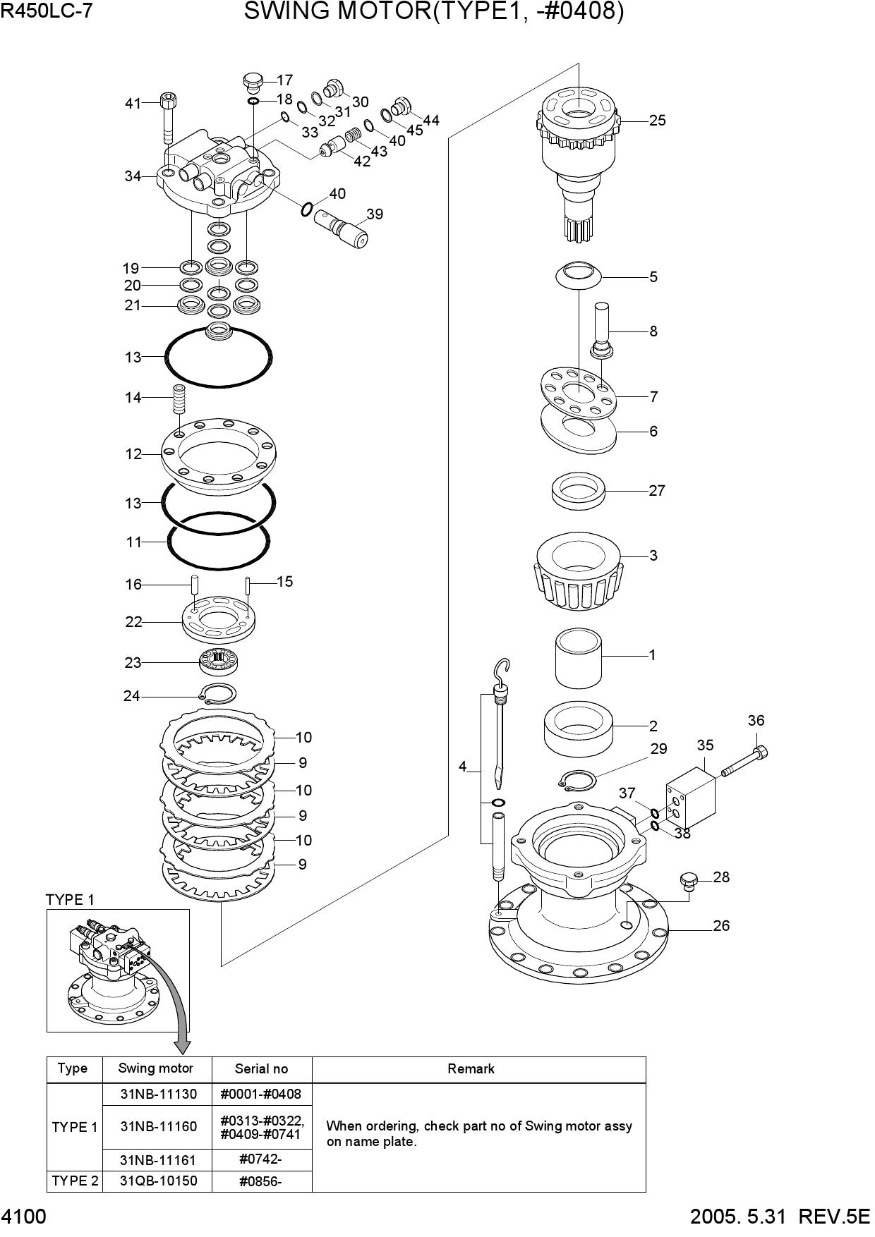 SWING MOTOR(TYPE1, -#0408)