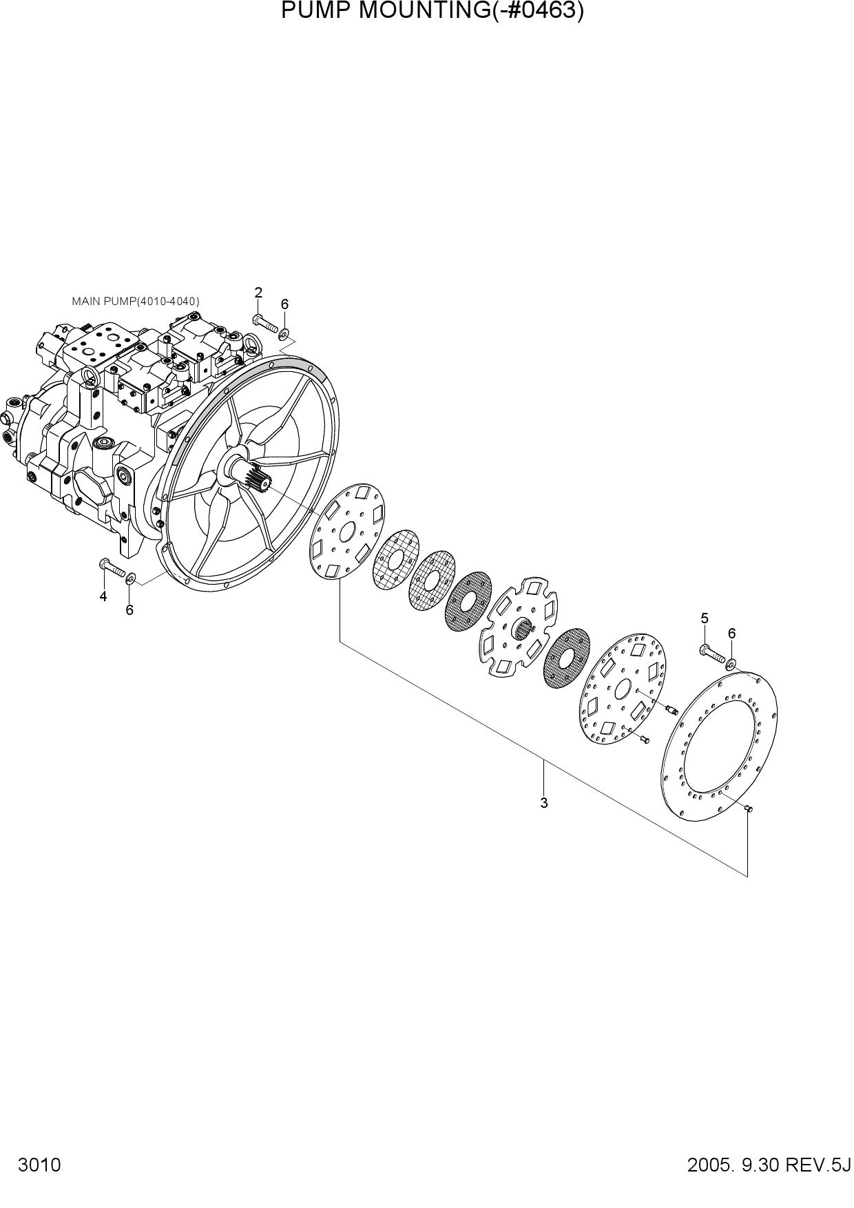 PUMP MOUNTING(-#0463)