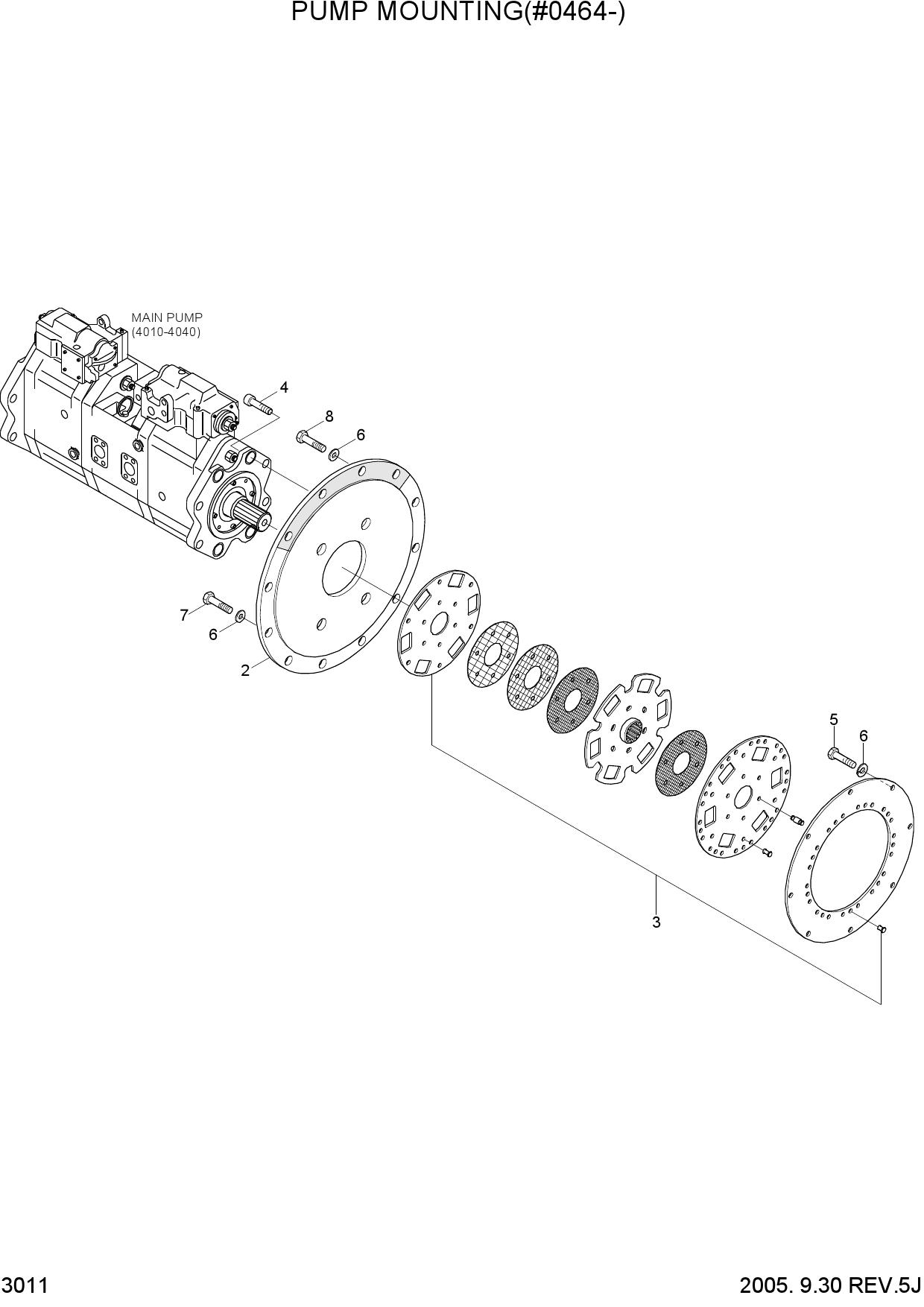 PUMP MOUNTING(#0464-)