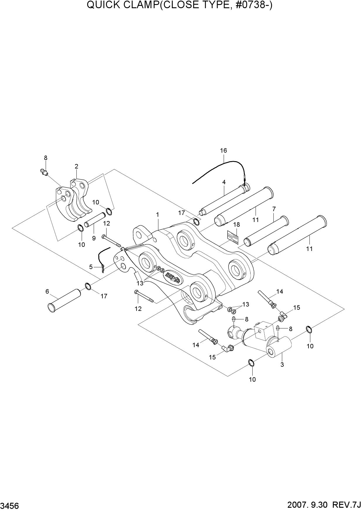 QUICK CLAMP(CLOSE TYPE, #0738-)