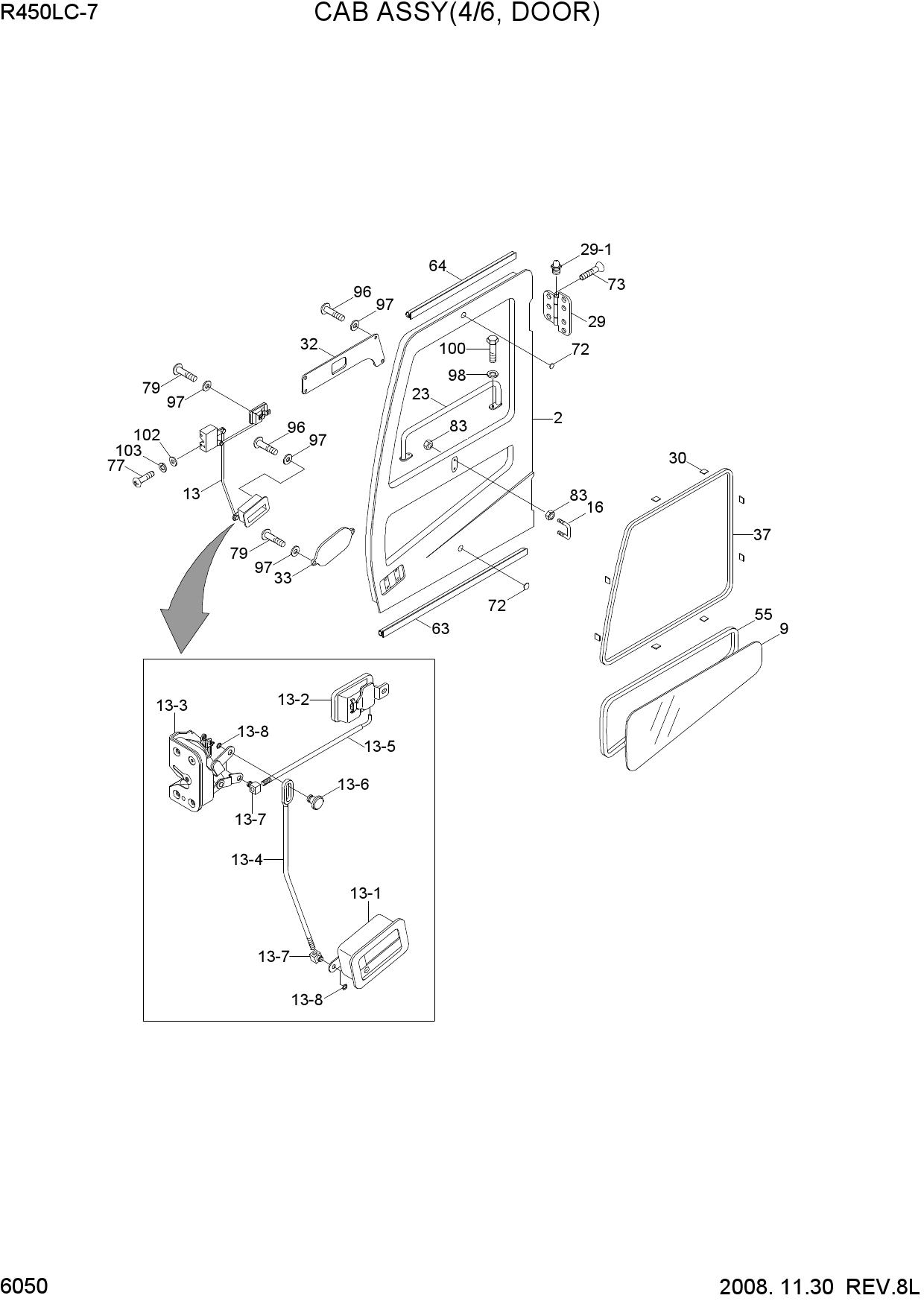 CAB ASSY(4/6, DOOR)
