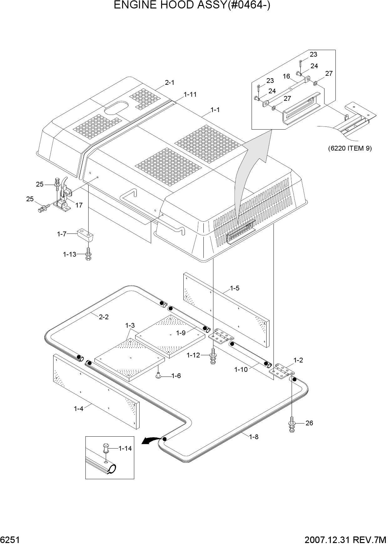 ENGINE HOOD ASSY(#0464-)