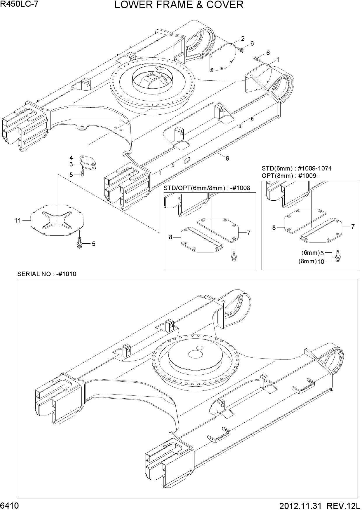 LOWER FRAME & COVER