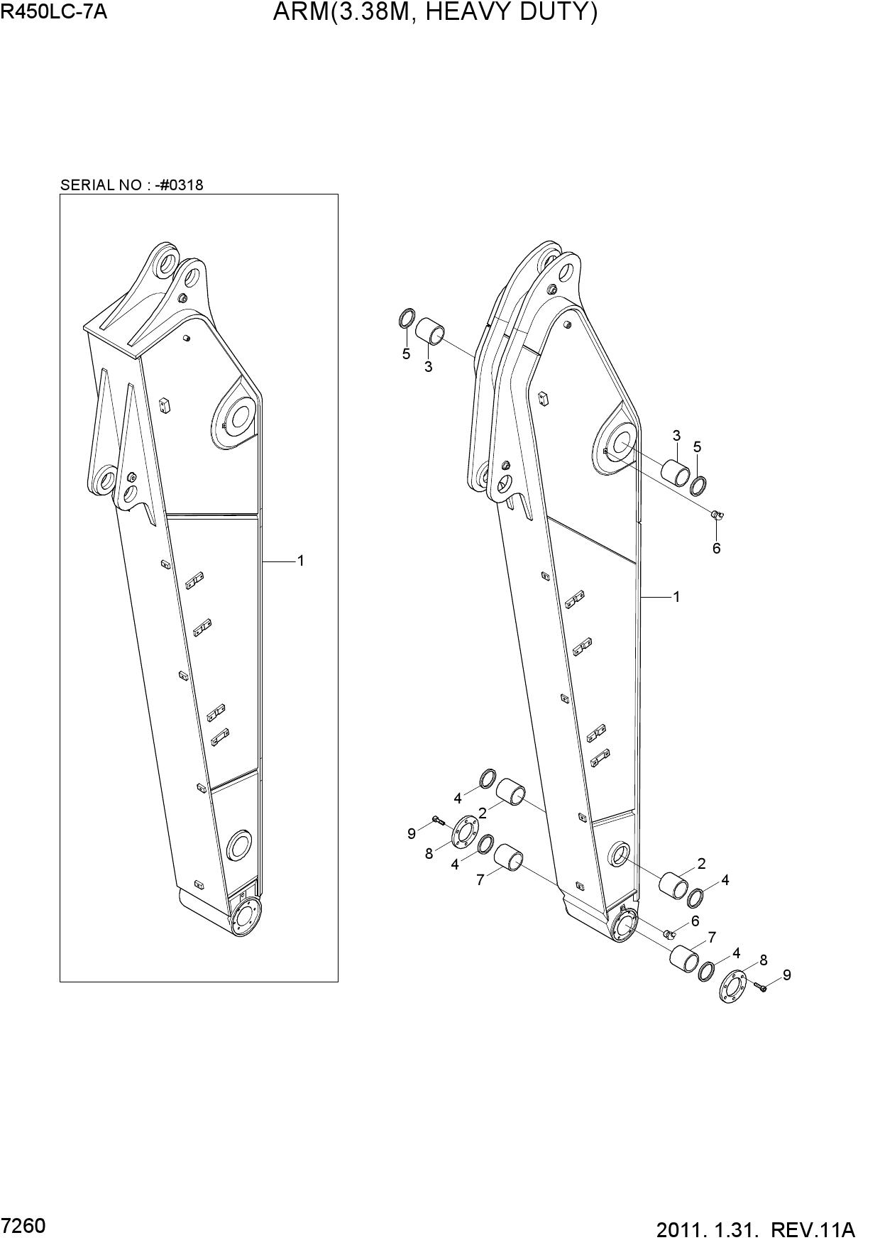 ARM(3.38M, HEAVY DUTY)