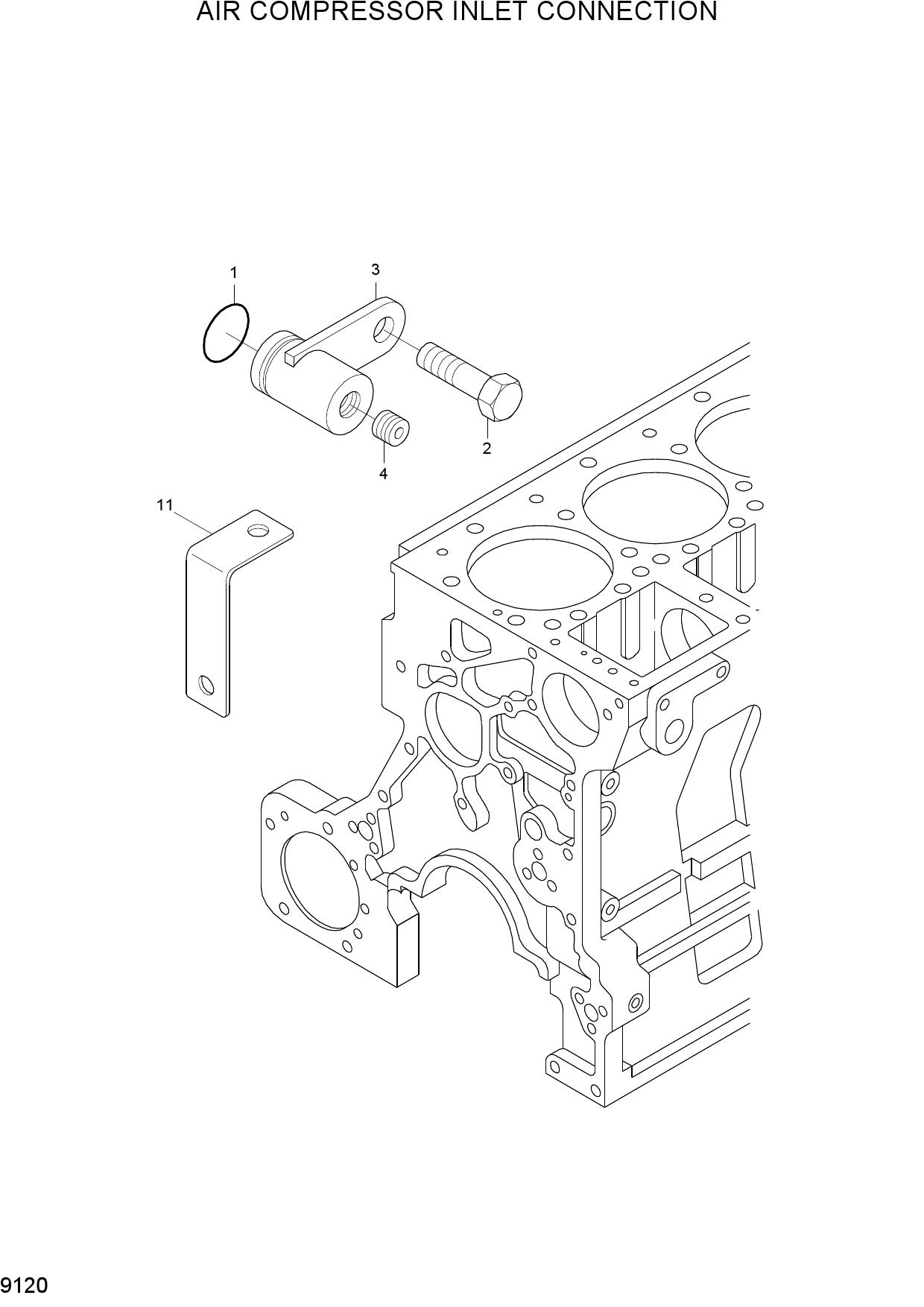 AIR COMPRESSOR INLET CONNECTION