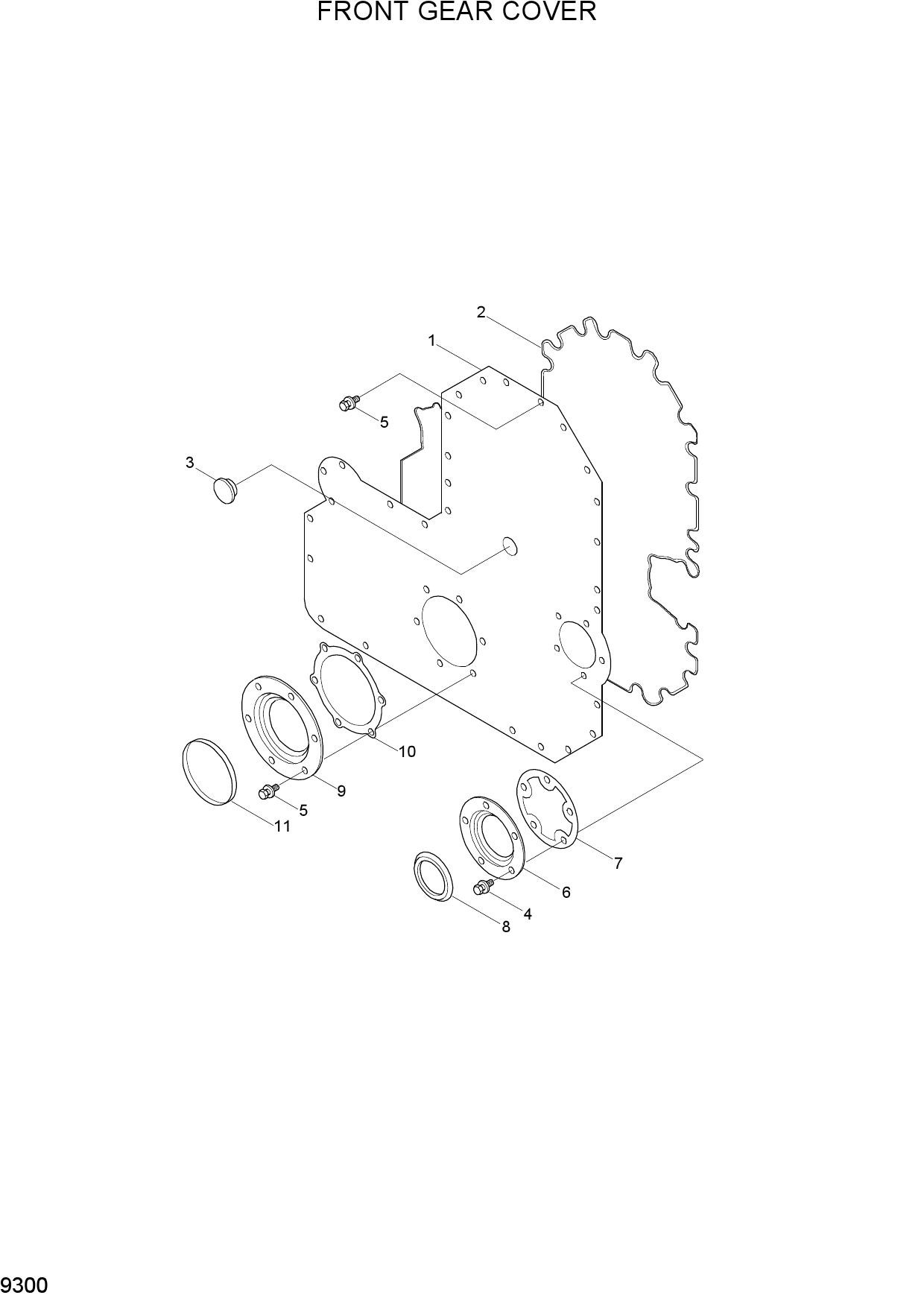 FRONT GEAR COVER