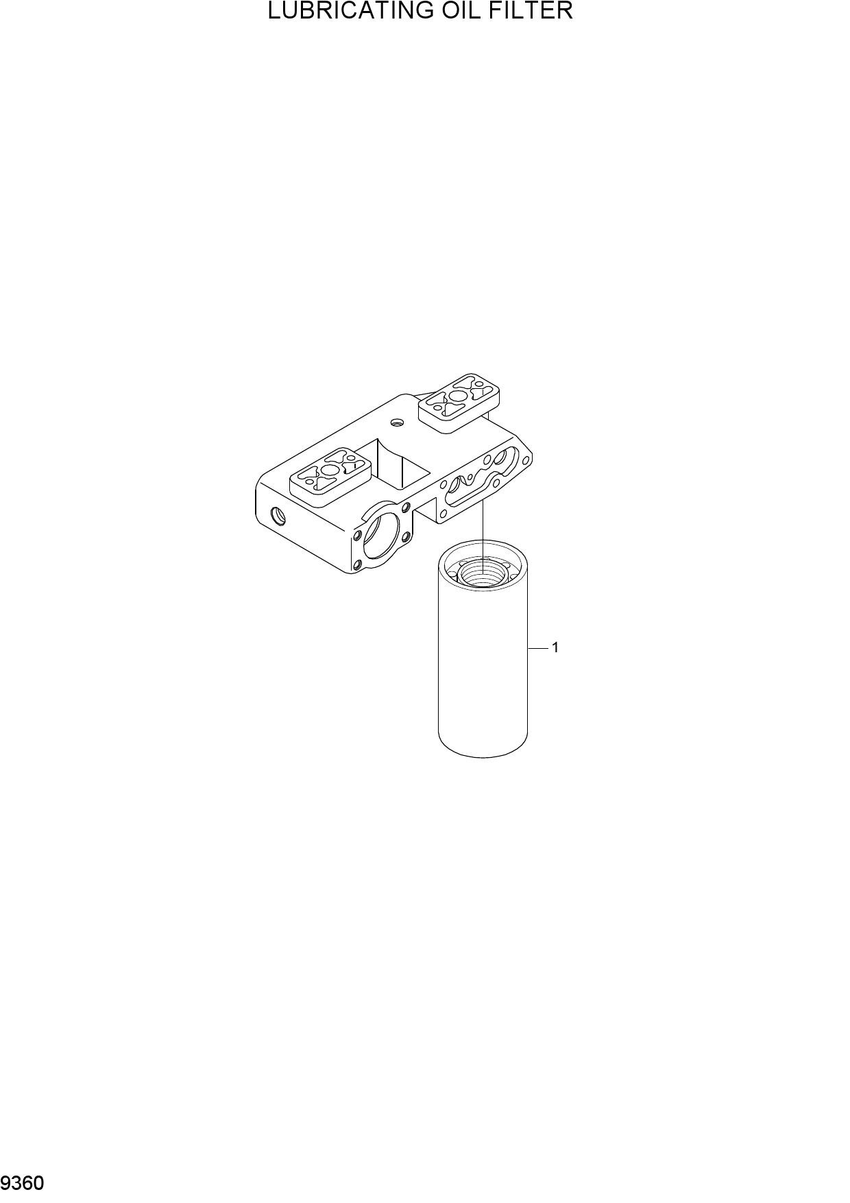 LUBRICATING OIL FILTER