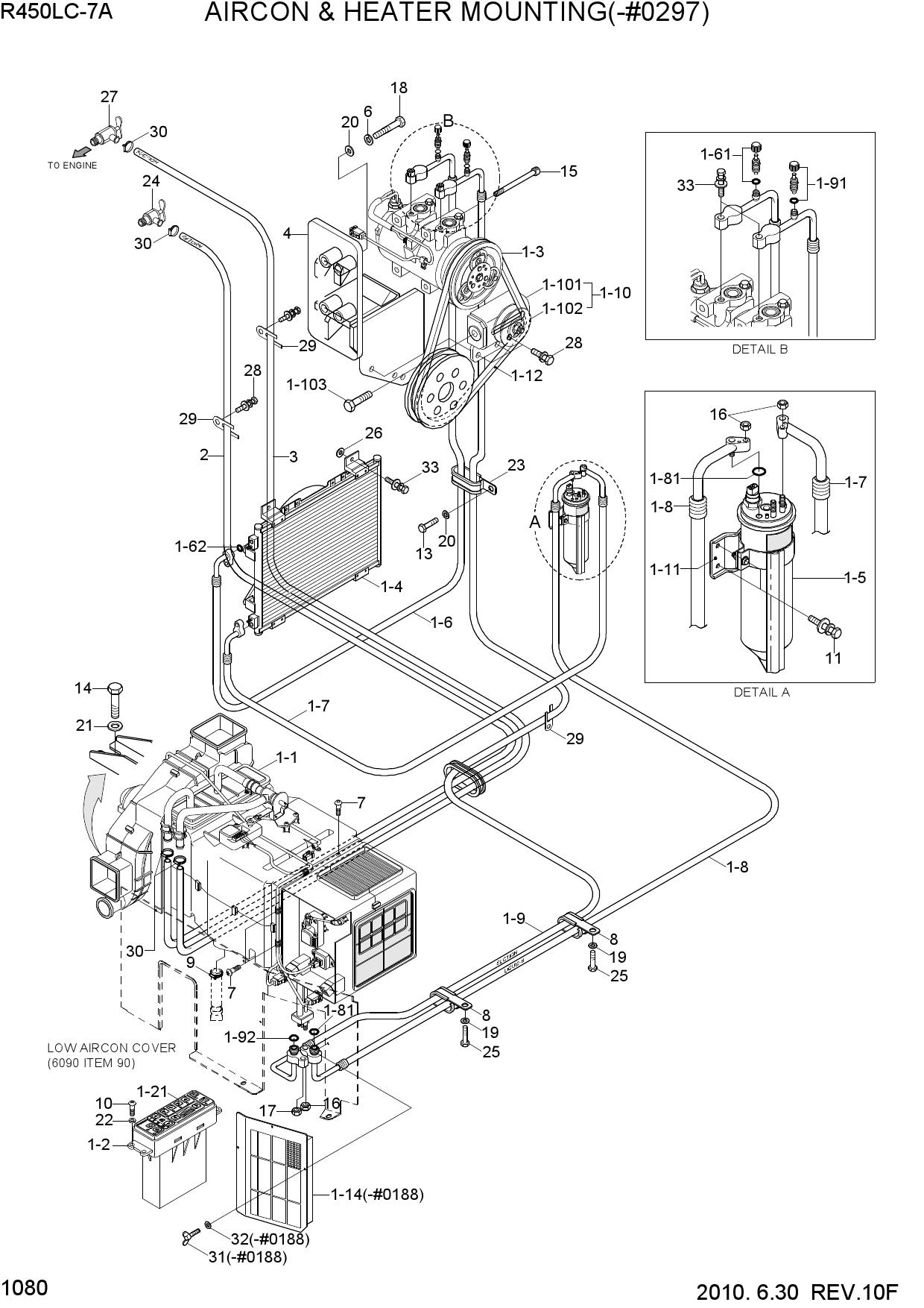 AIRCON & HEATER MOUNTING(-#0297)