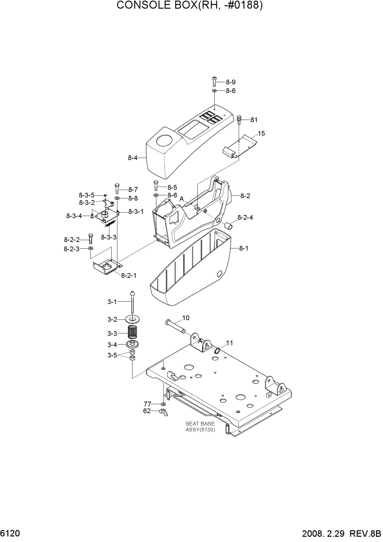 CONSOLE BOX(RH, -#0188)