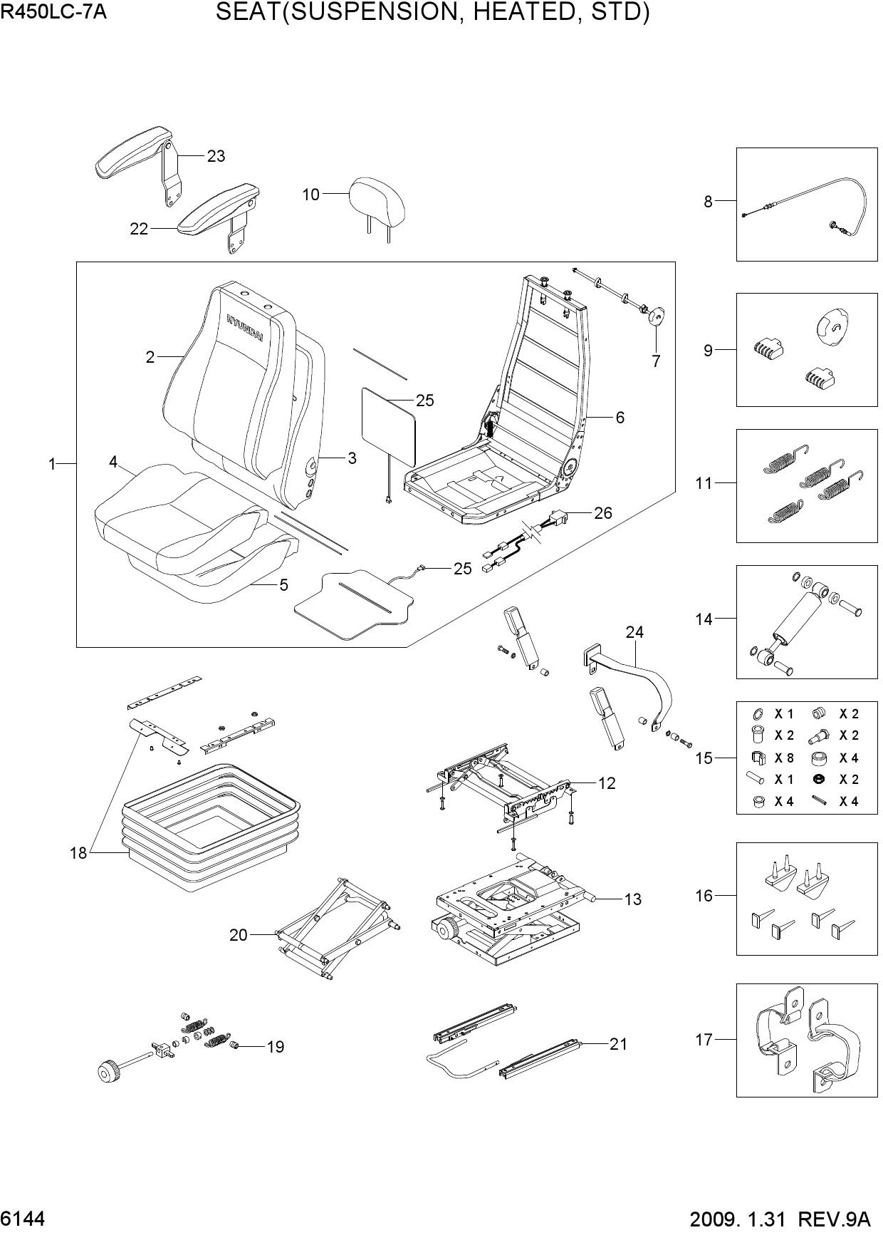 SEAT(SUSPENSION, HEATED, STD)