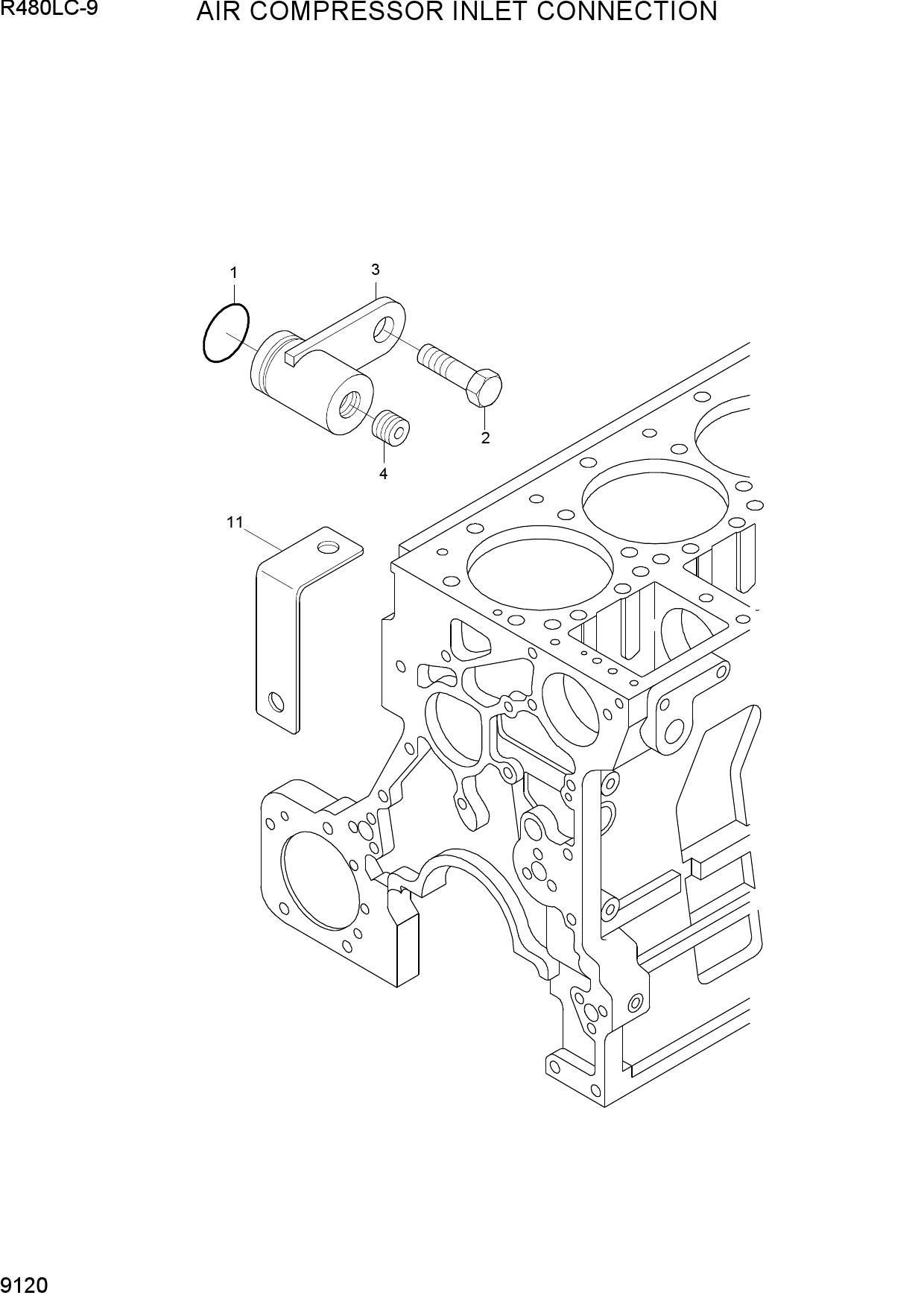 AIR COMPRESSOR INLET CONNECTION