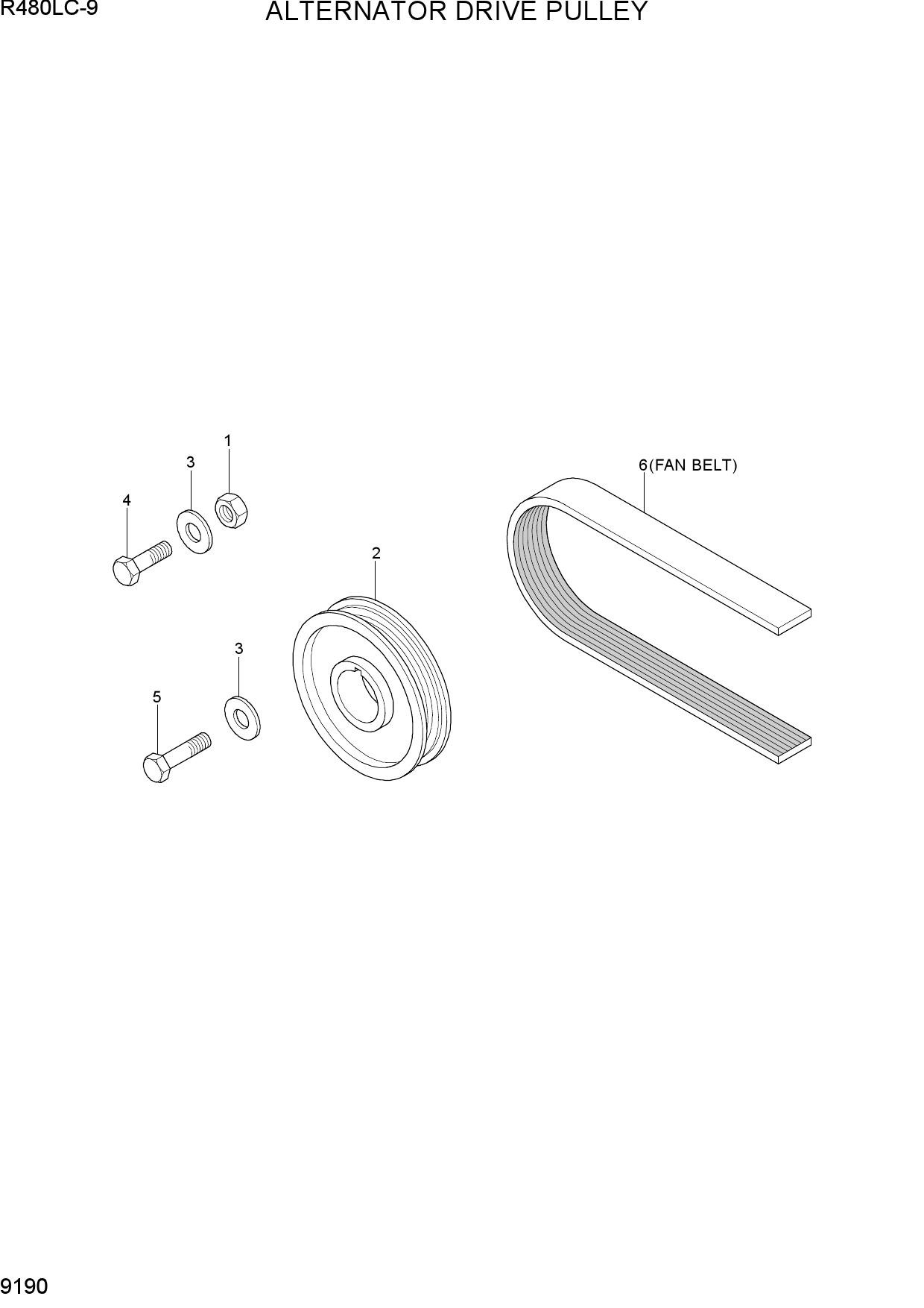 ALTERNATOR DRIVE PULLEY
