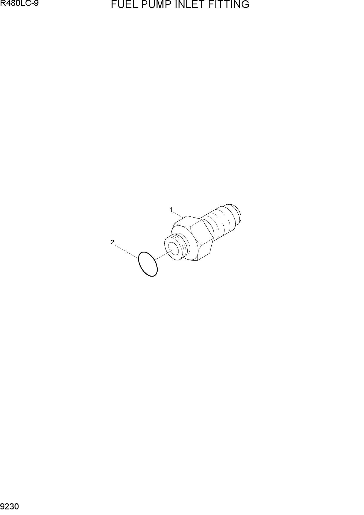 FUEL PUMP INLET FITTING