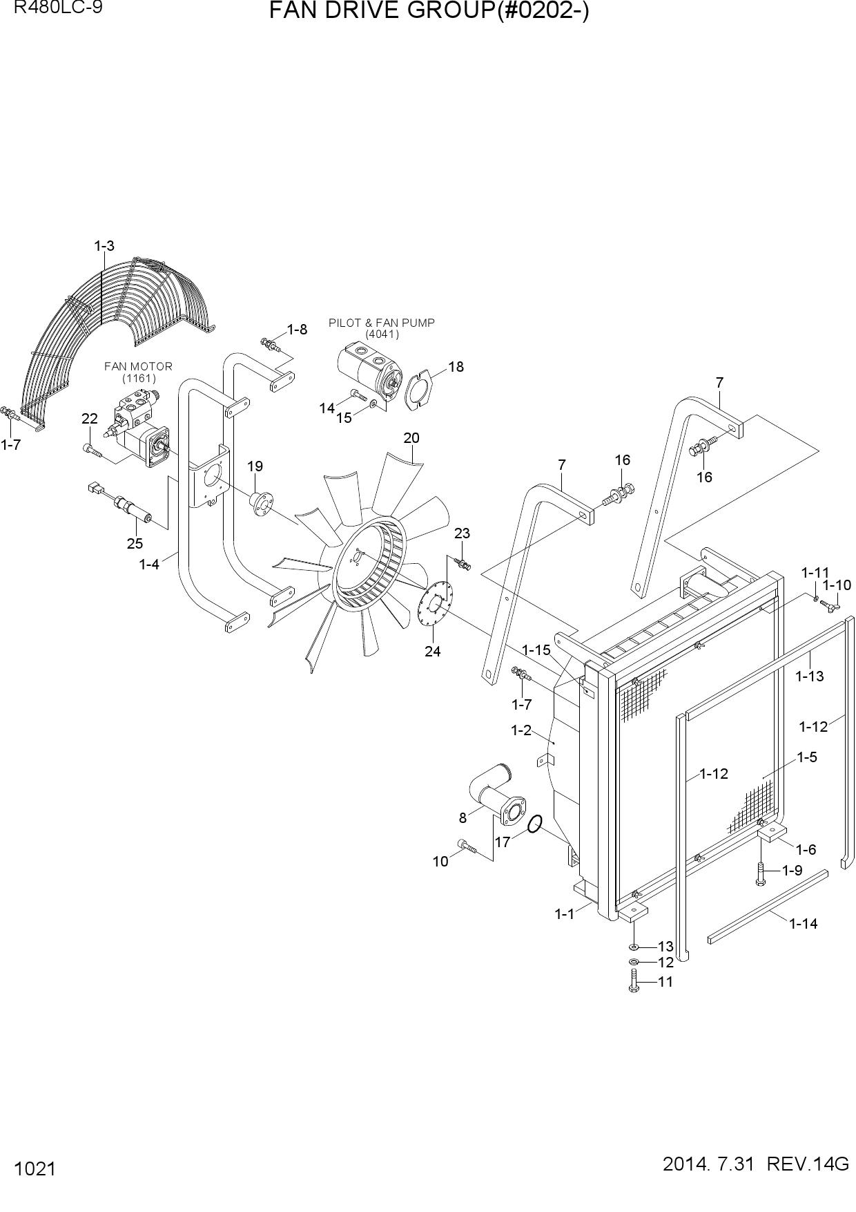 FAN DRIVE SYSTEM(#0202-)