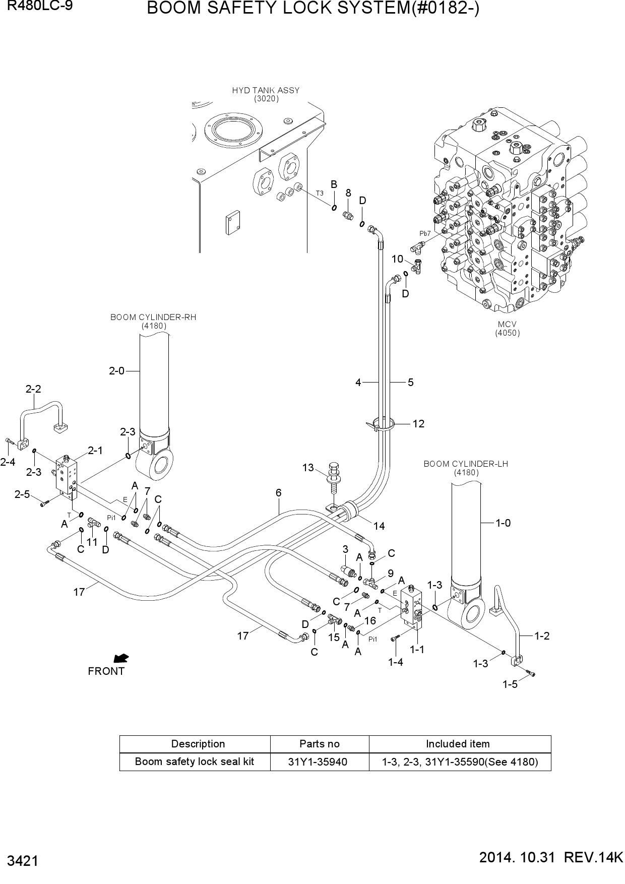 BOOM SAFETY LOCK SYSTEM(#0182-)