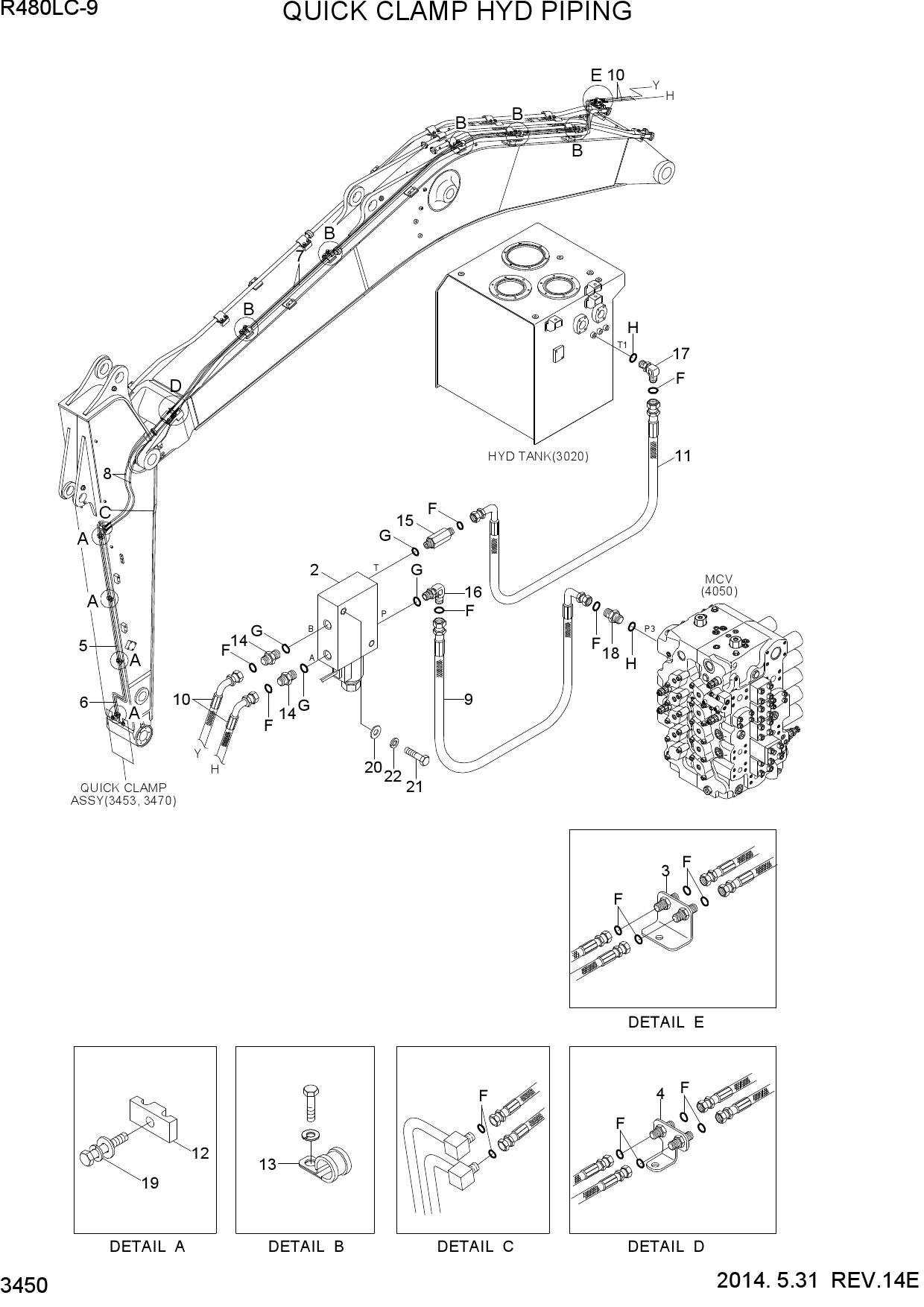 QUICK CLAMP HYD PIPING