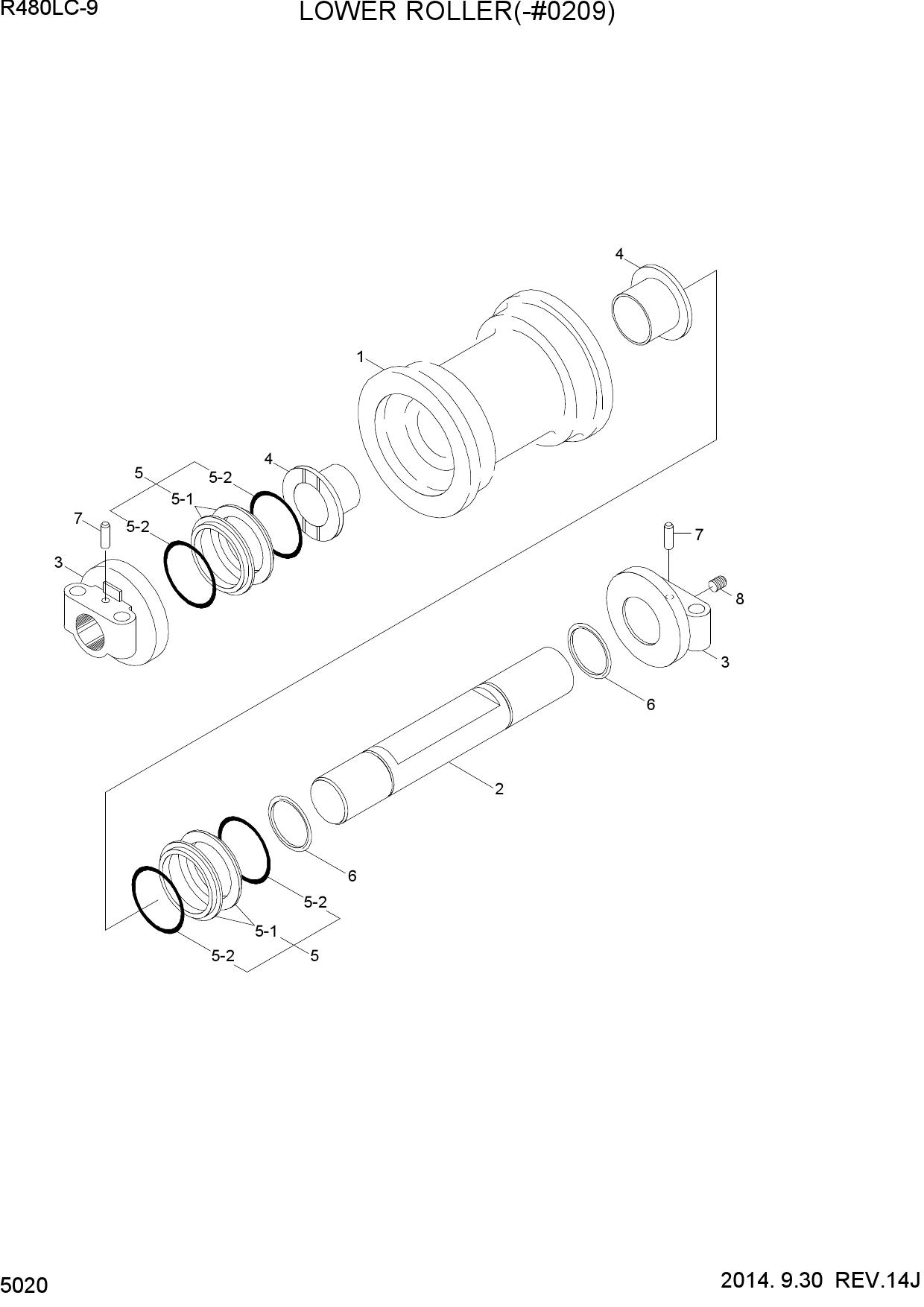 LOWER ROLLER(-#0209)