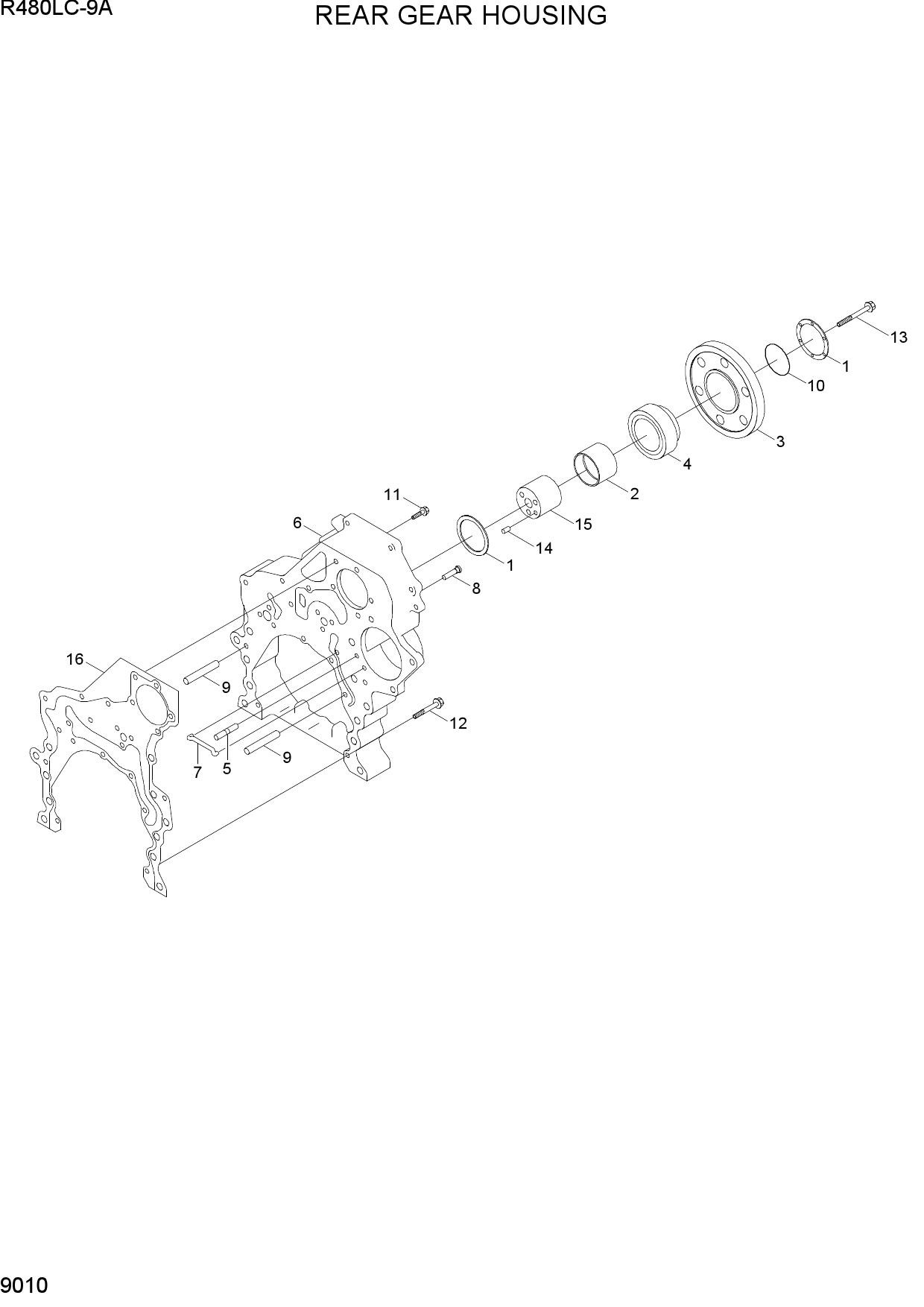 REAR GEAR HOUSING