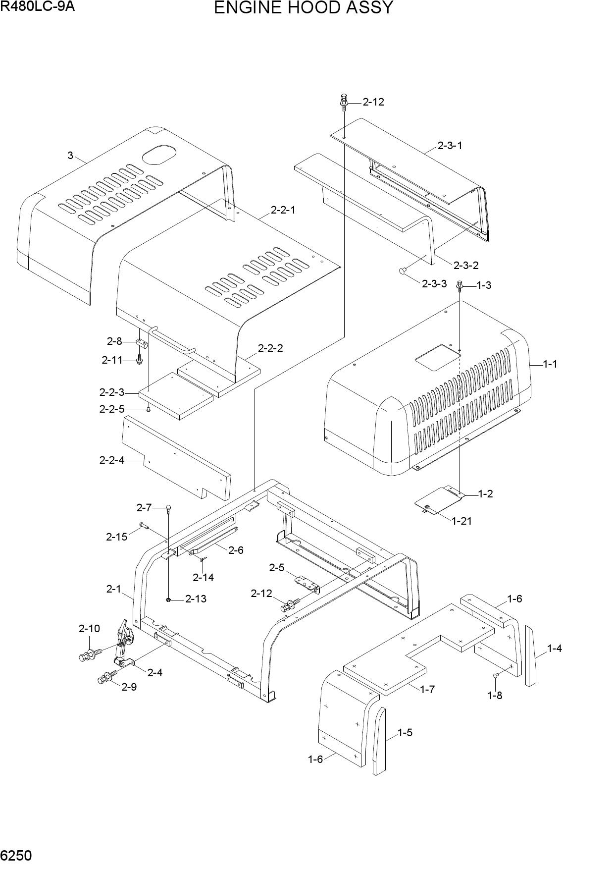 ENGINE HOOD ASSY