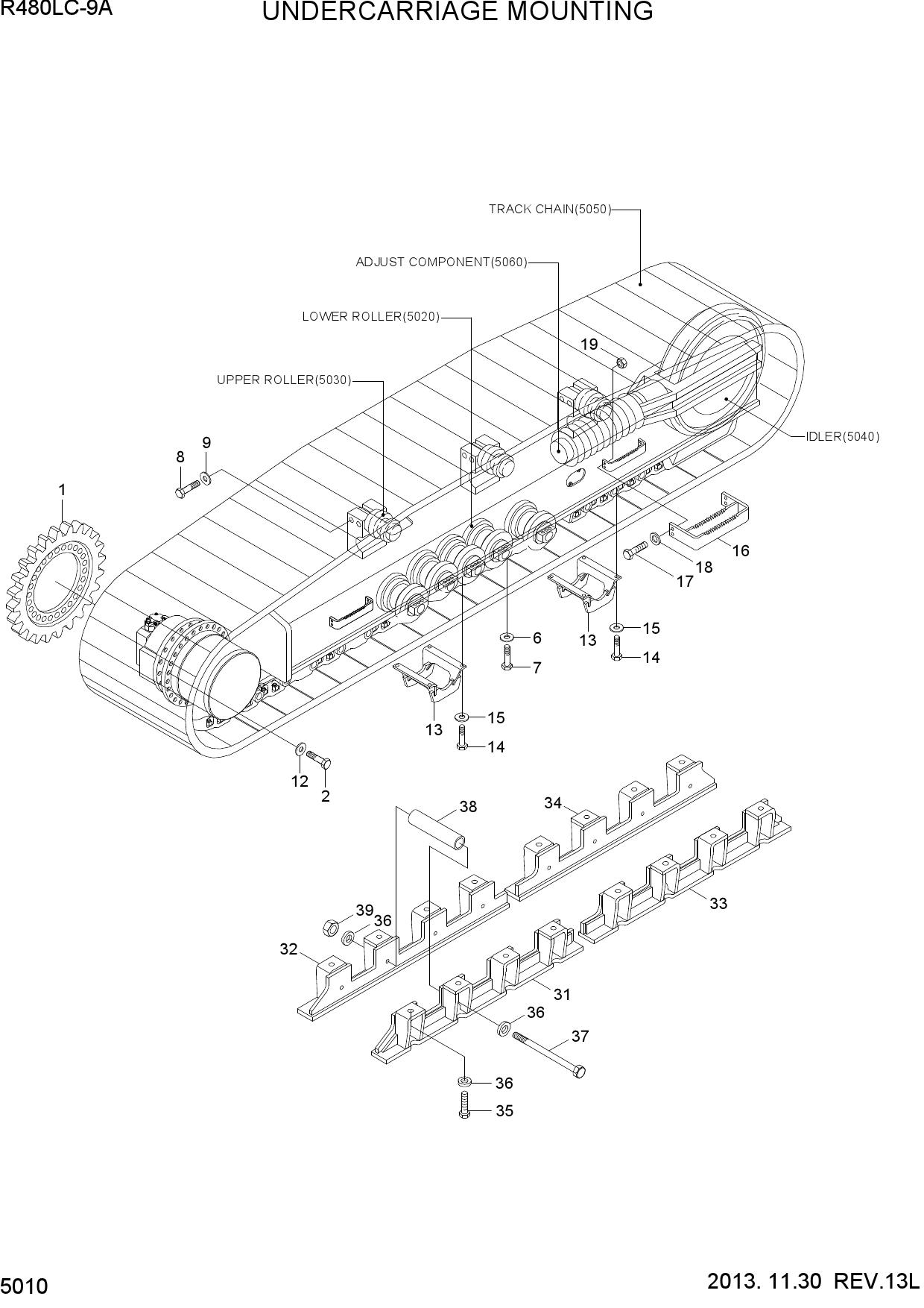 UNDERCARRIAGE MOUNTING