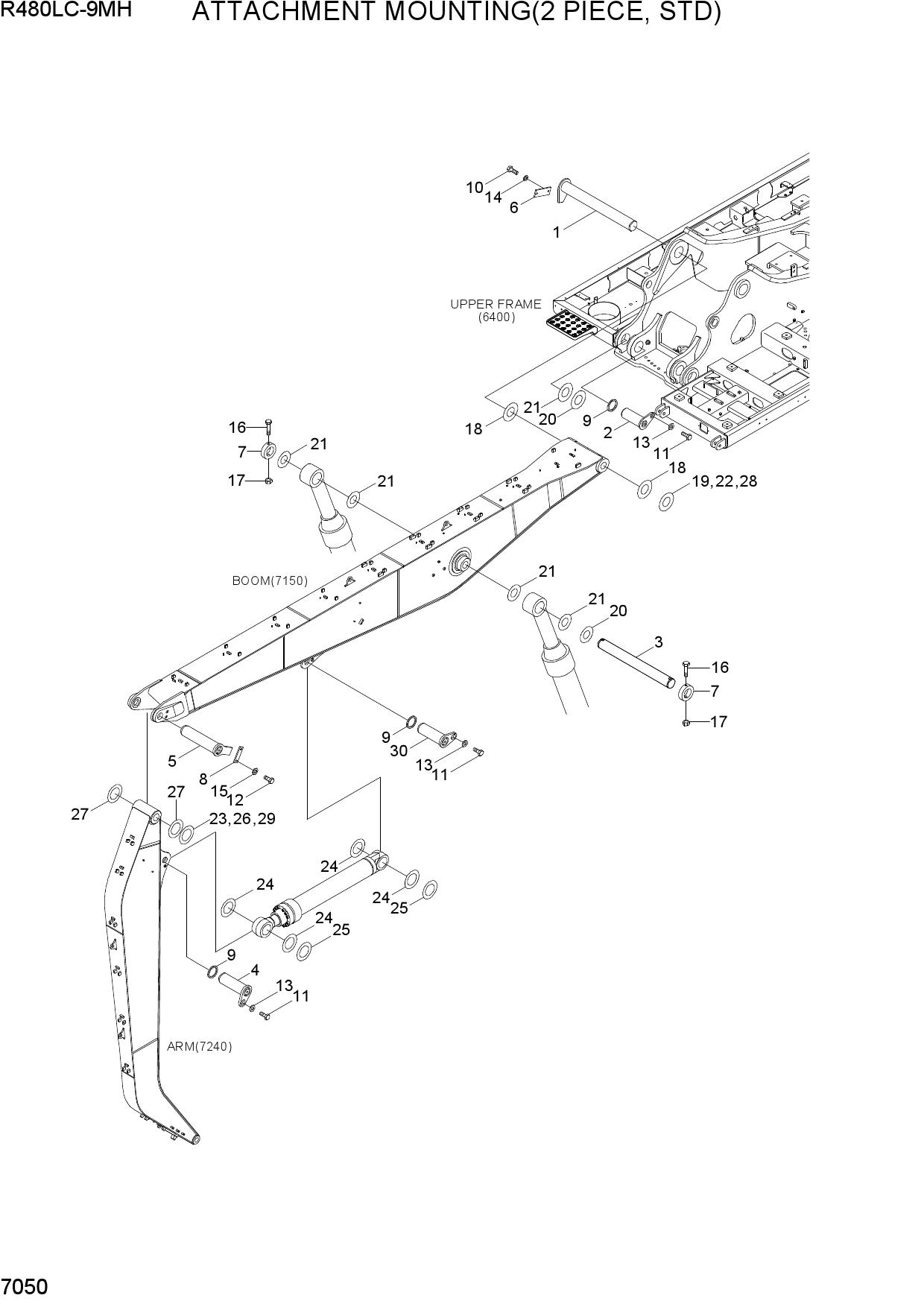ATTACHMENT MOUNTING(2 PIECE, STD)