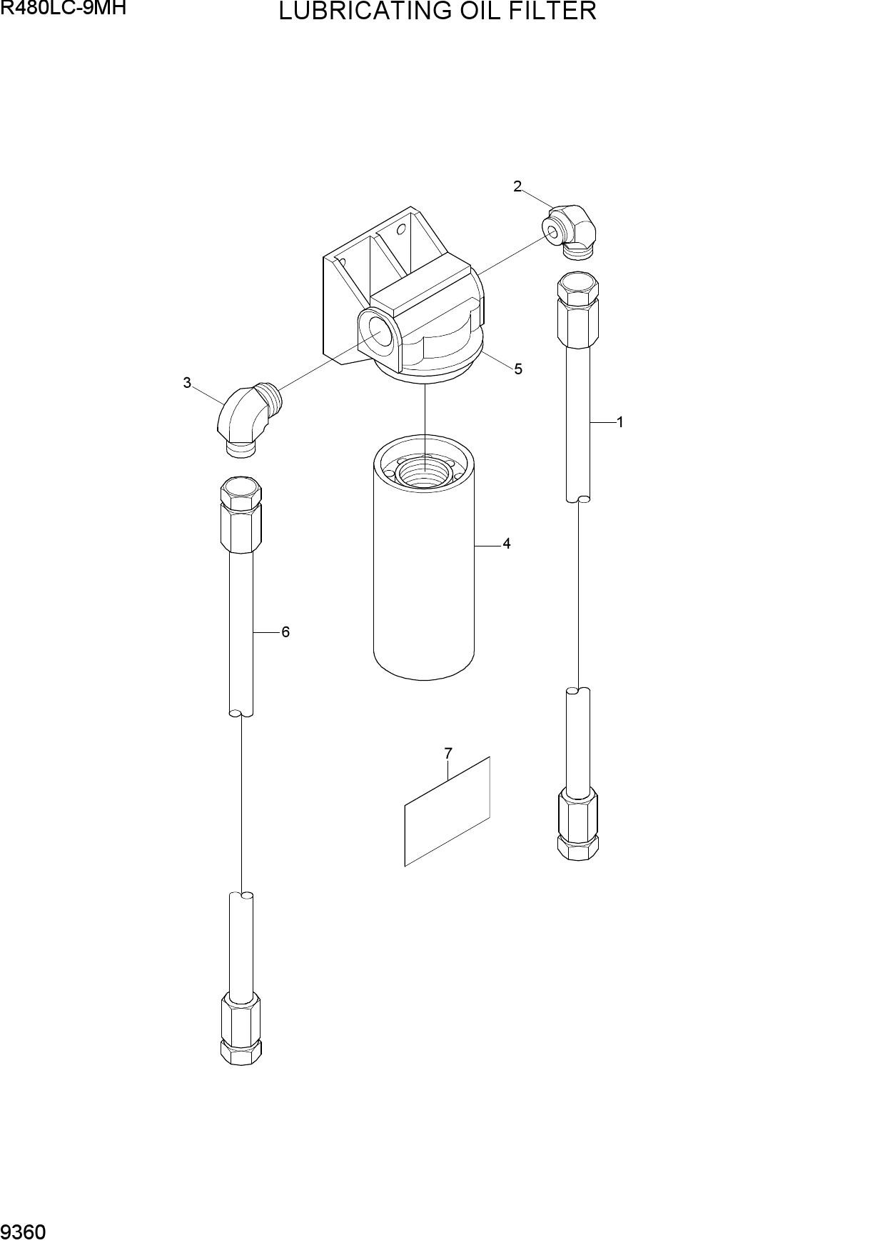 LUBRICATING OIL FILTER