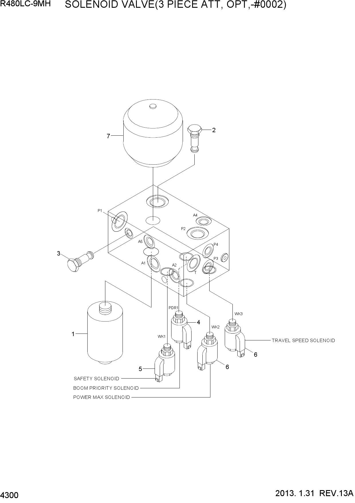 SOLENOID VALVE(3 PIECE ATT, OPT,-#0002)