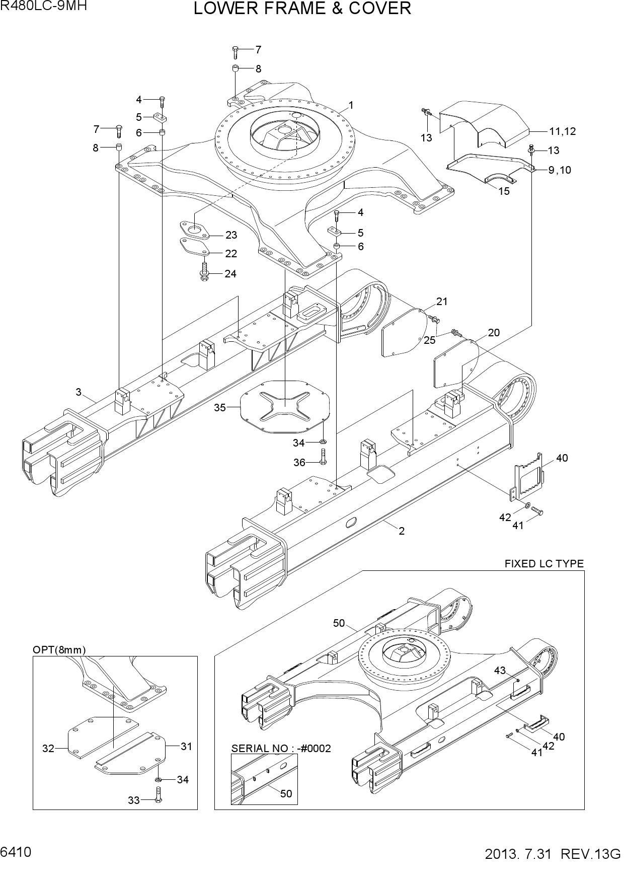 LOWER FRAME & COVER