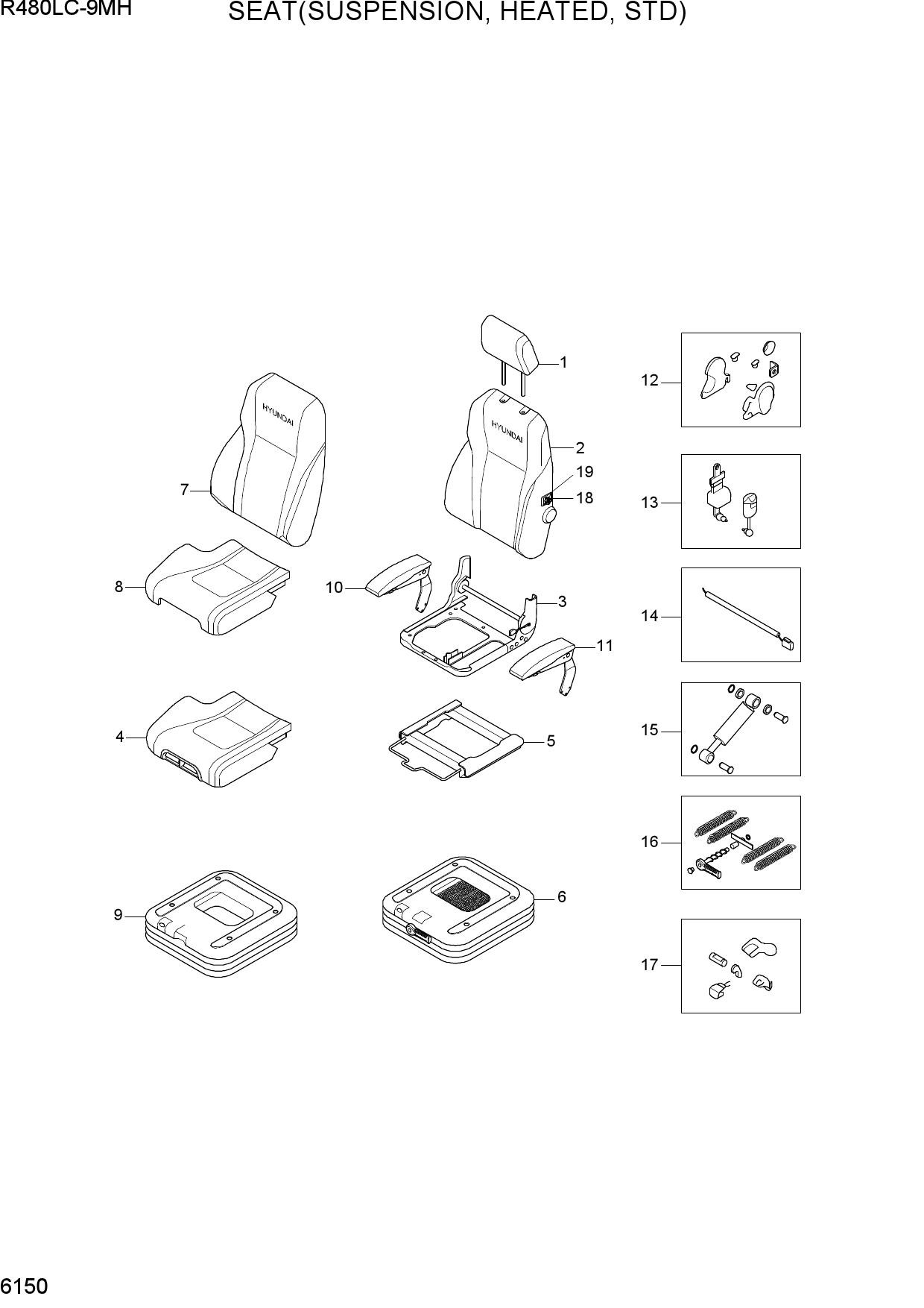 SEAT(SUSPENSION, HEATED, STD)