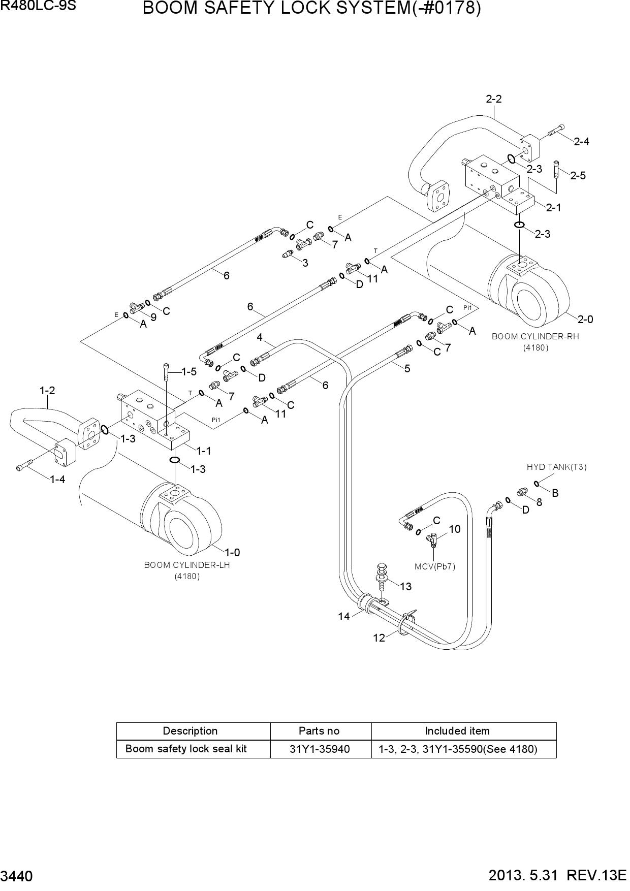 BOOM SAFETY LOCK SYSTEM(-#0178)